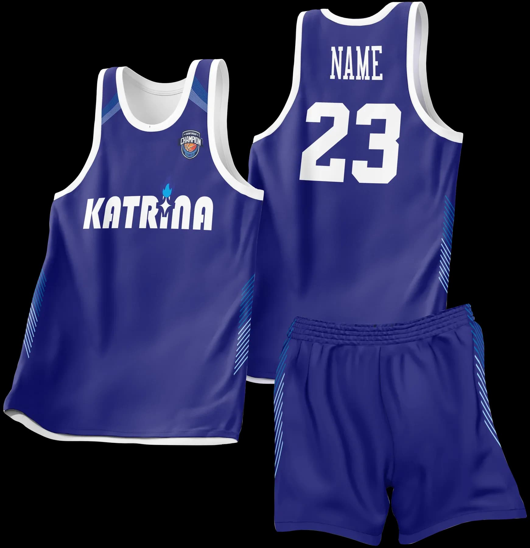 Custom basketball uniform design B22JW