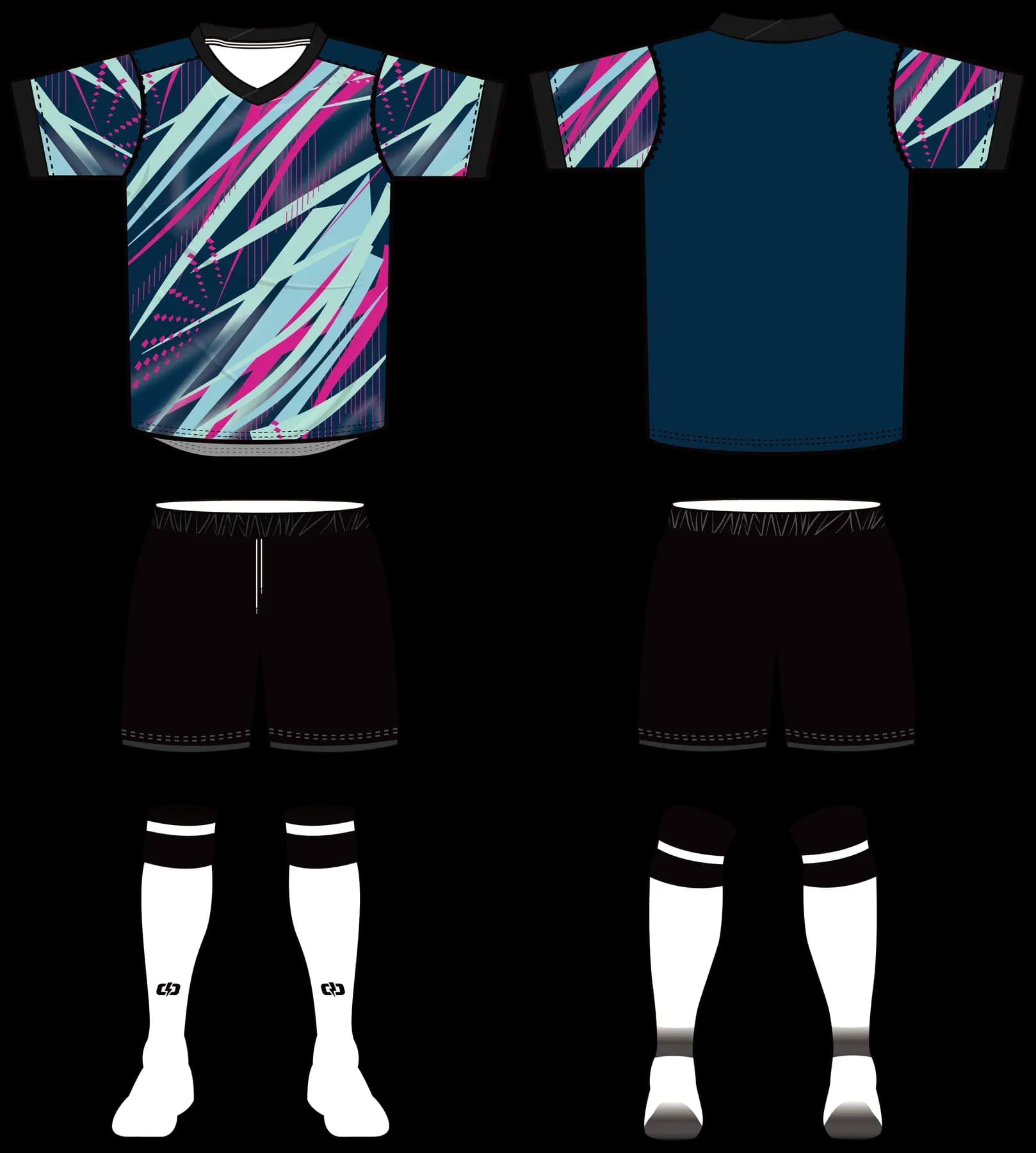 Custom soccer uniform design ZQF2024812