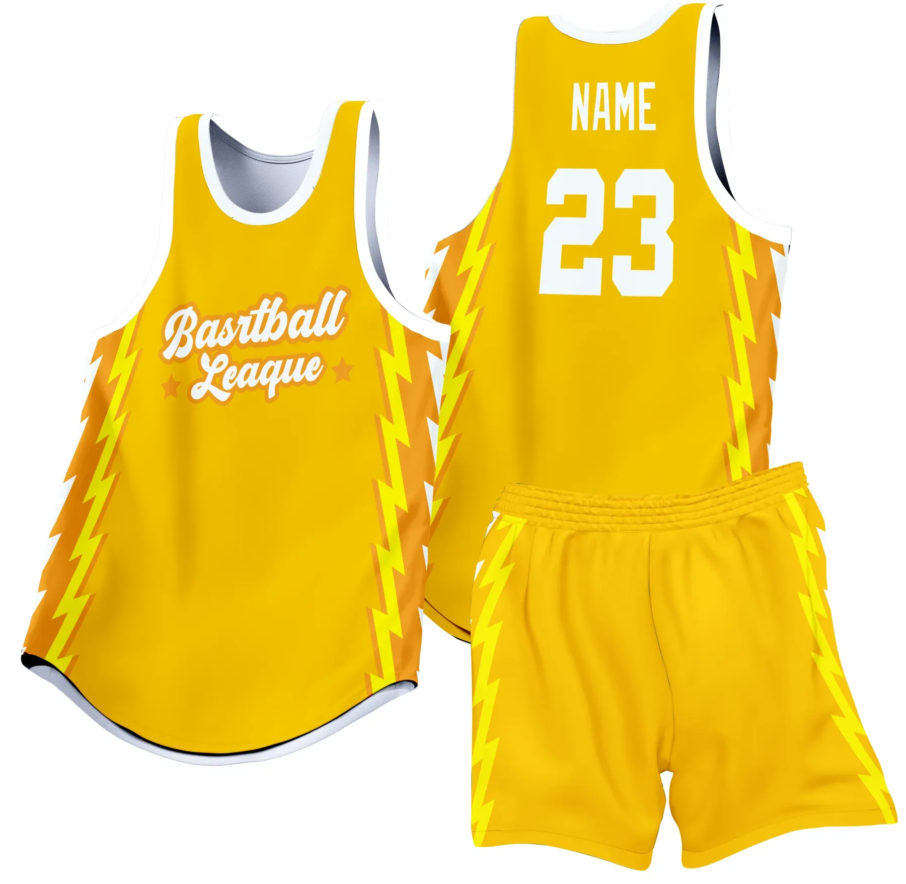 Custom basketball uniform design B40
