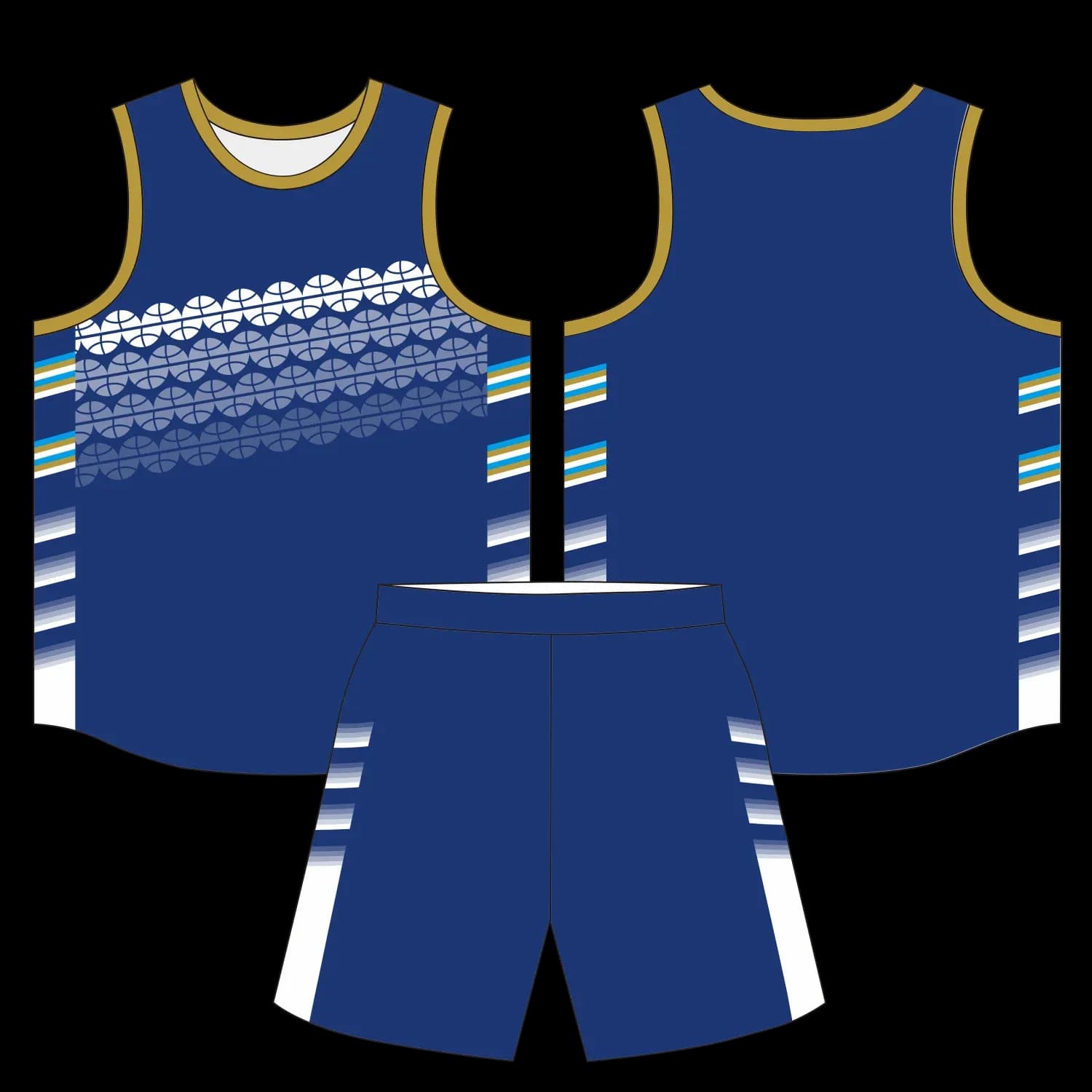 Custom basketball uniform design B60