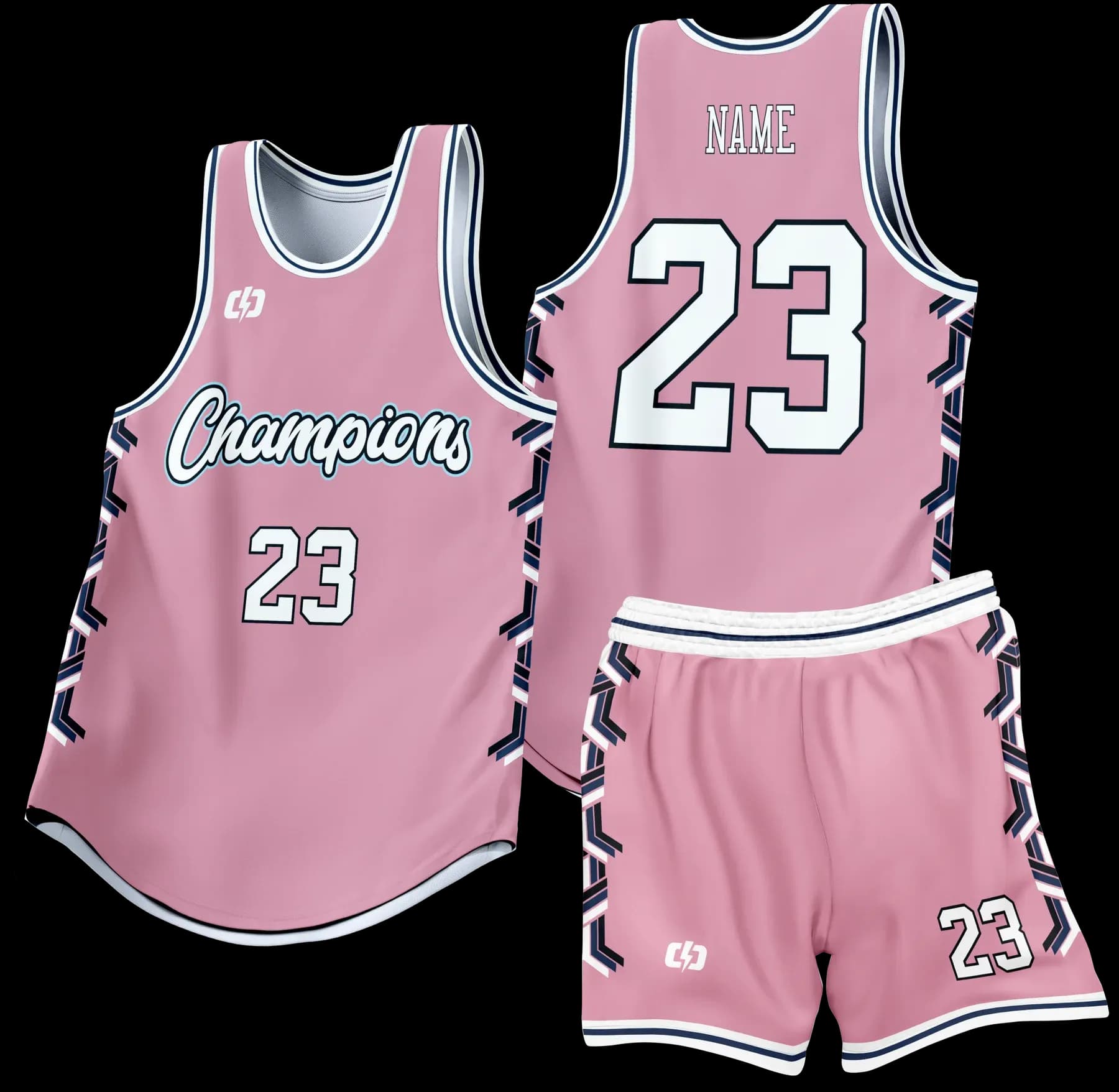 Custom basketball uniform design B69