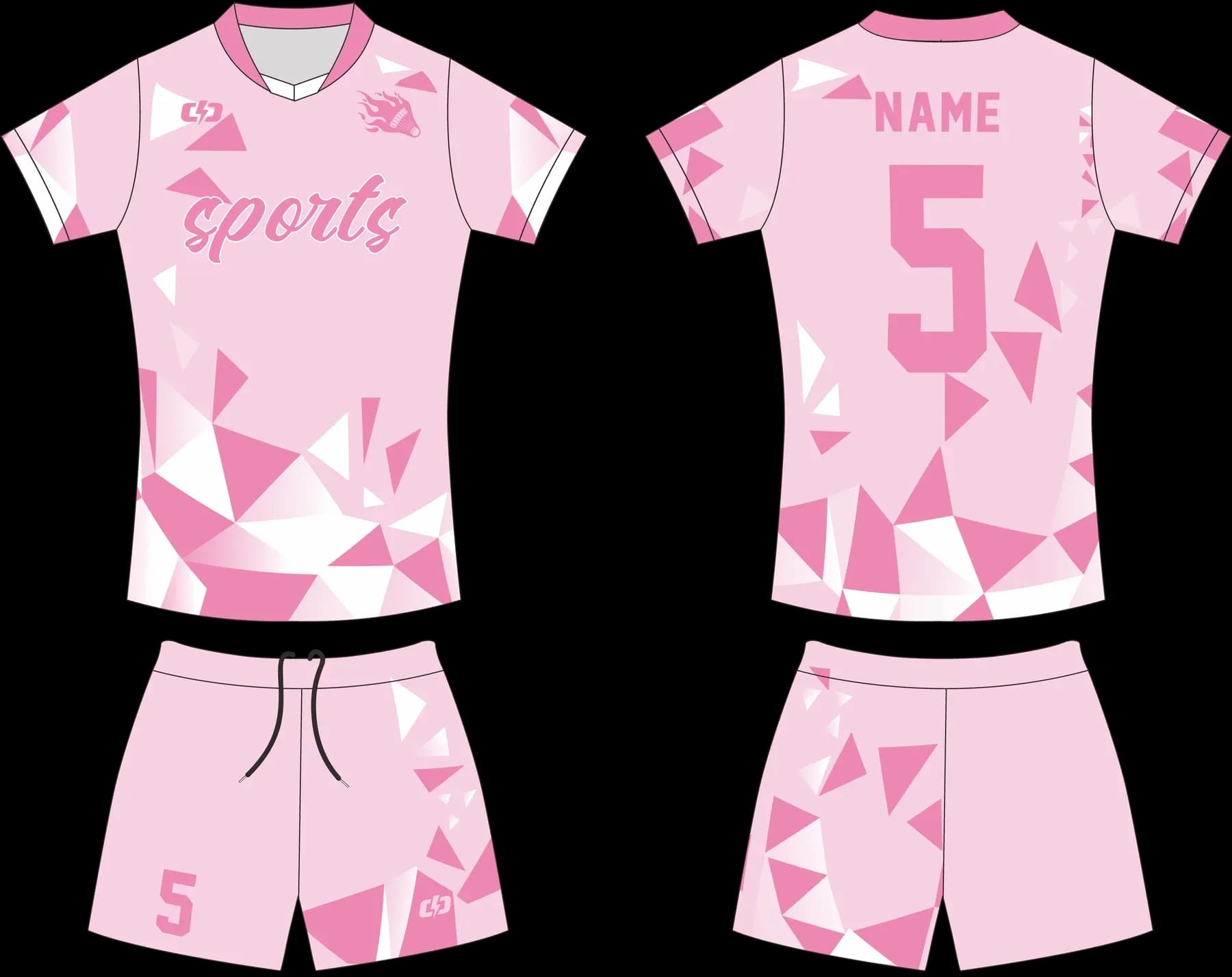Custom volleyball uniform design UP37