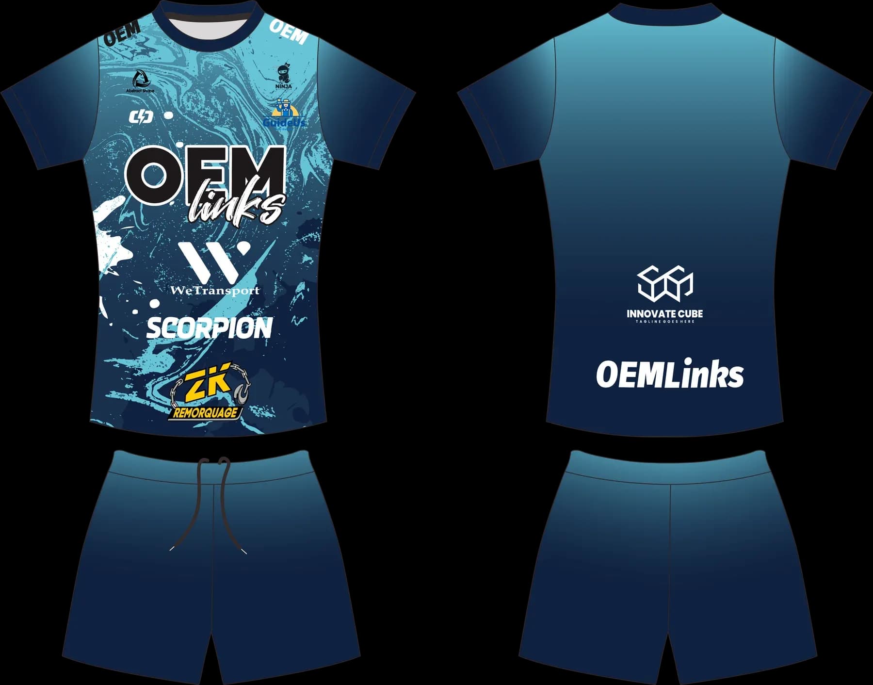 Custom volleyball uniform design UP35