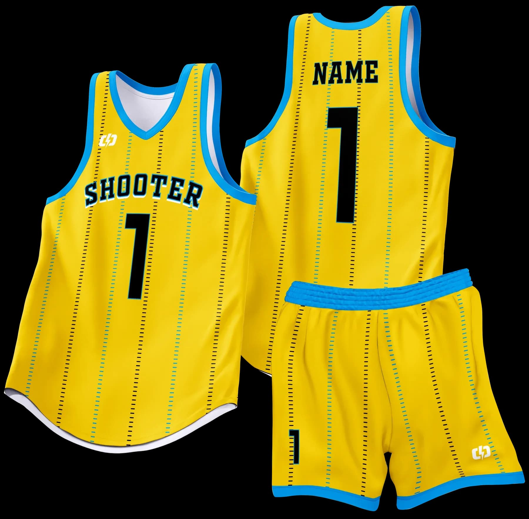 Custom basketball uniform design B98
