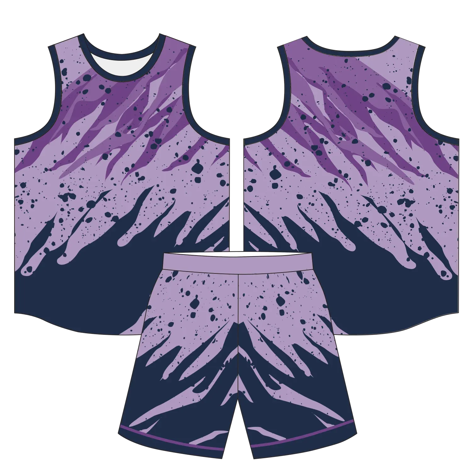 Custom basketball uniform design B97
