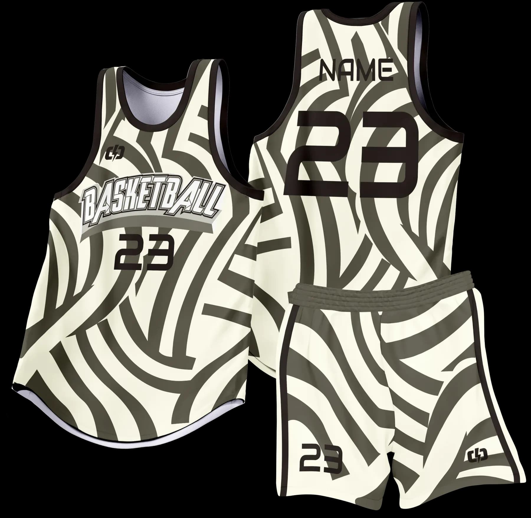 Custom basketball uniform design B84