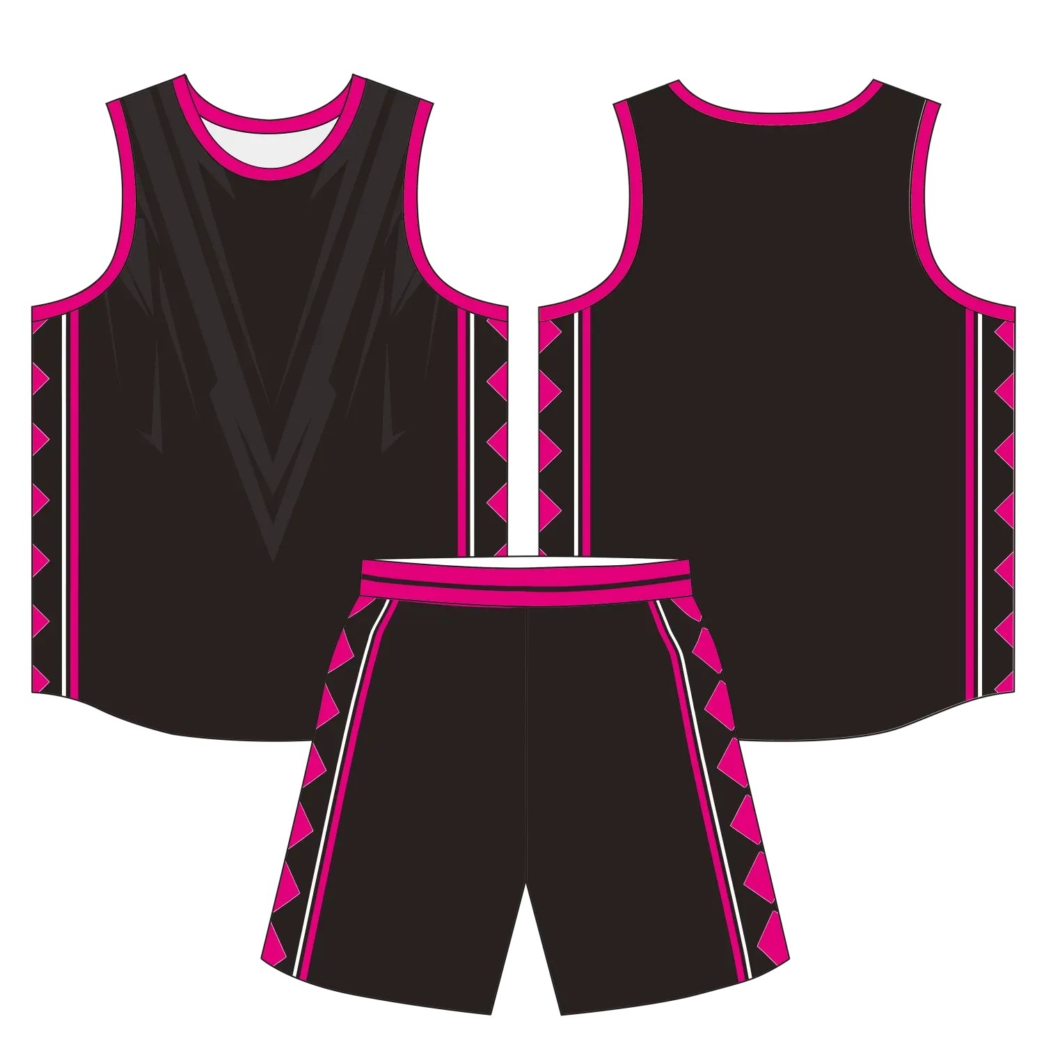 Custom basketball uniform design B37