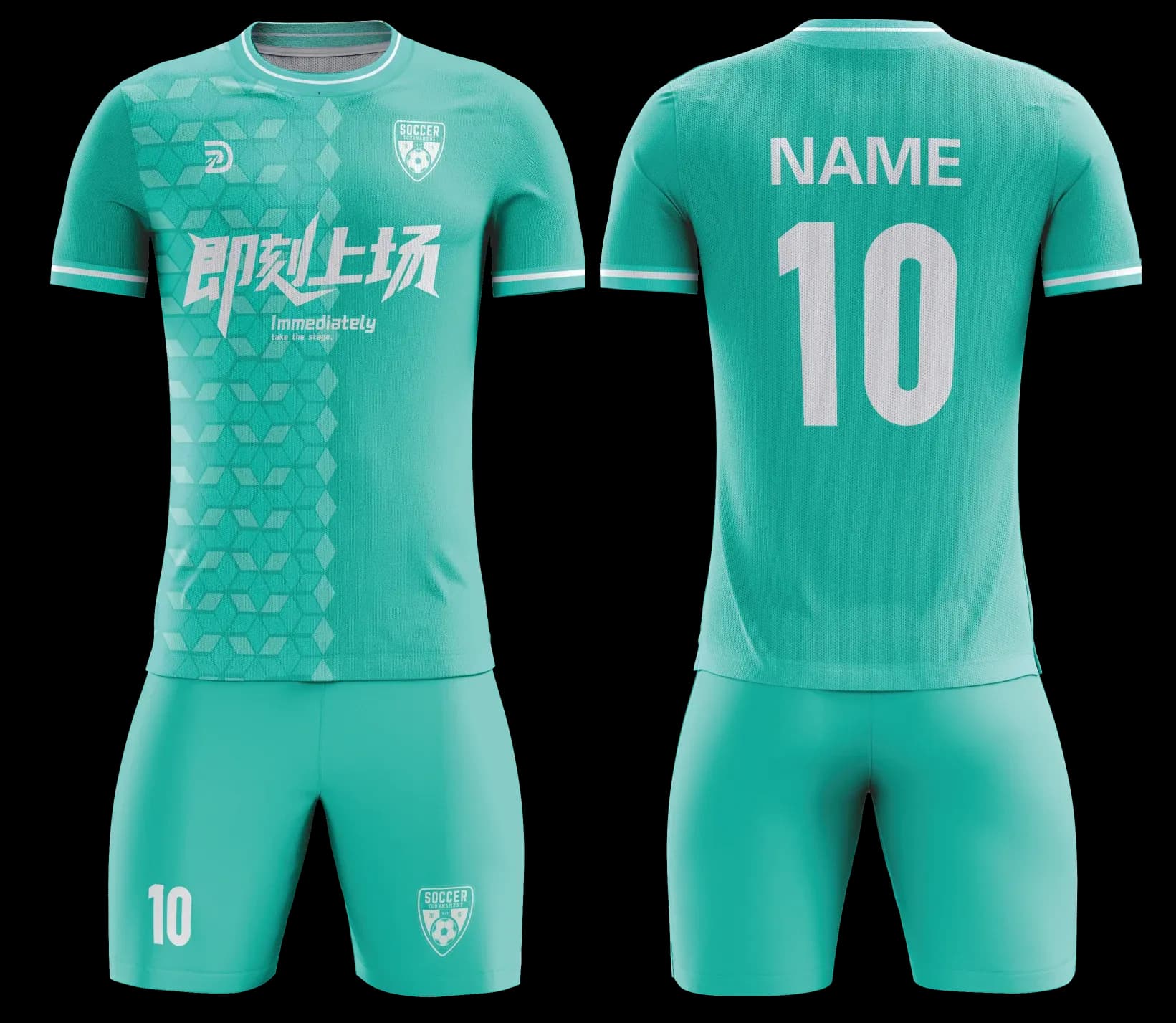 Custom soccer uniform design Z131JW