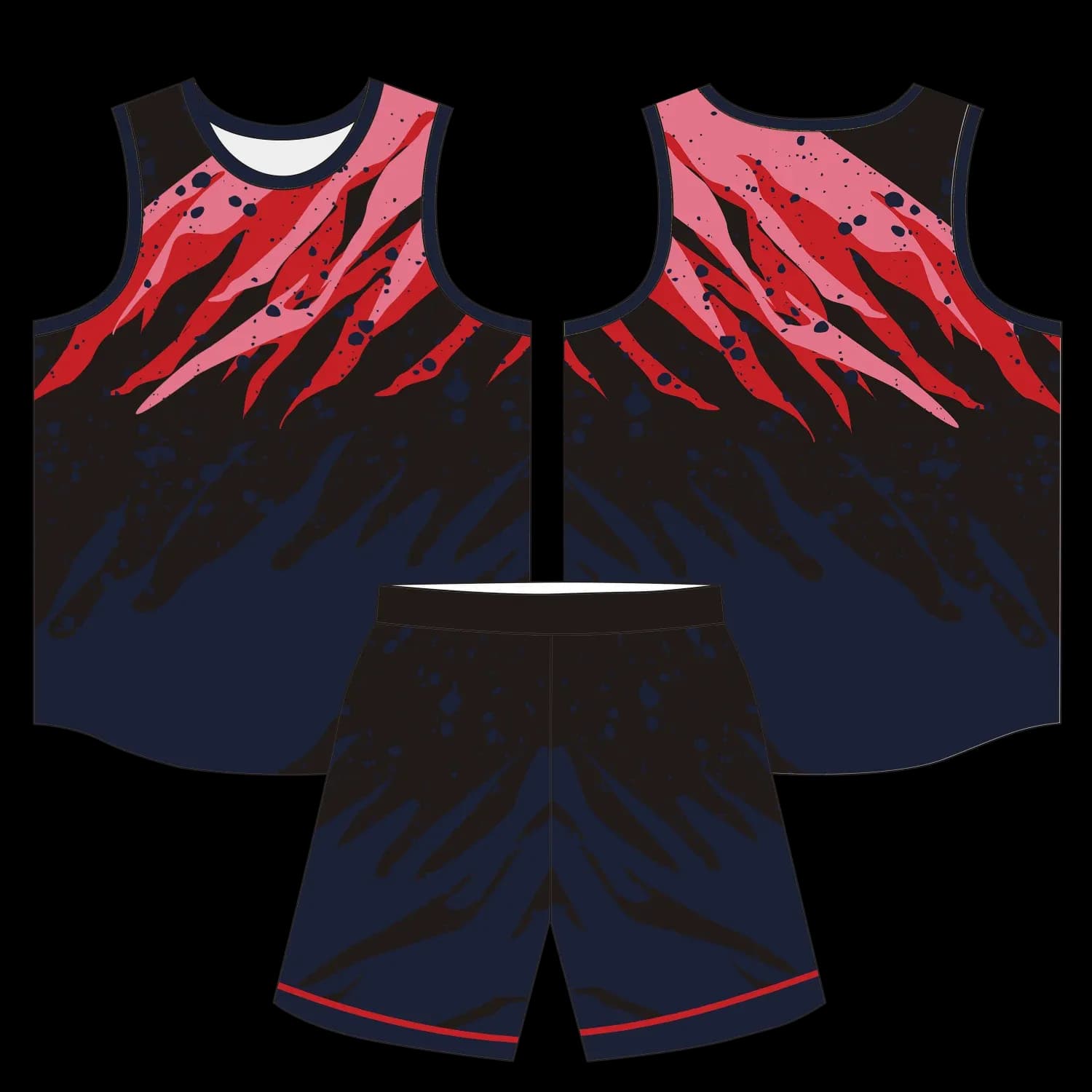 Custom basketball uniform design B97