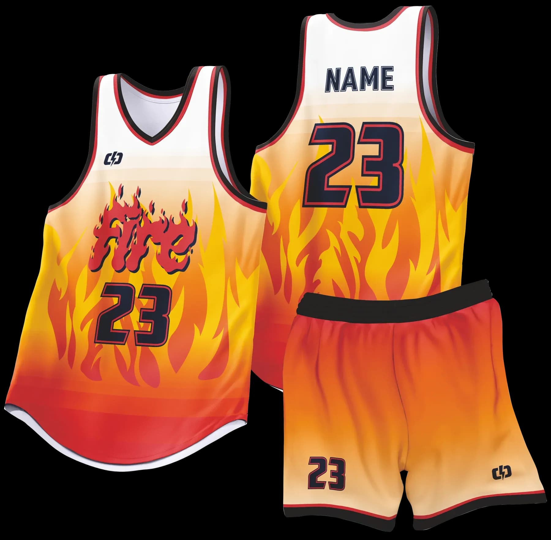 Custom basketball uniform design B91