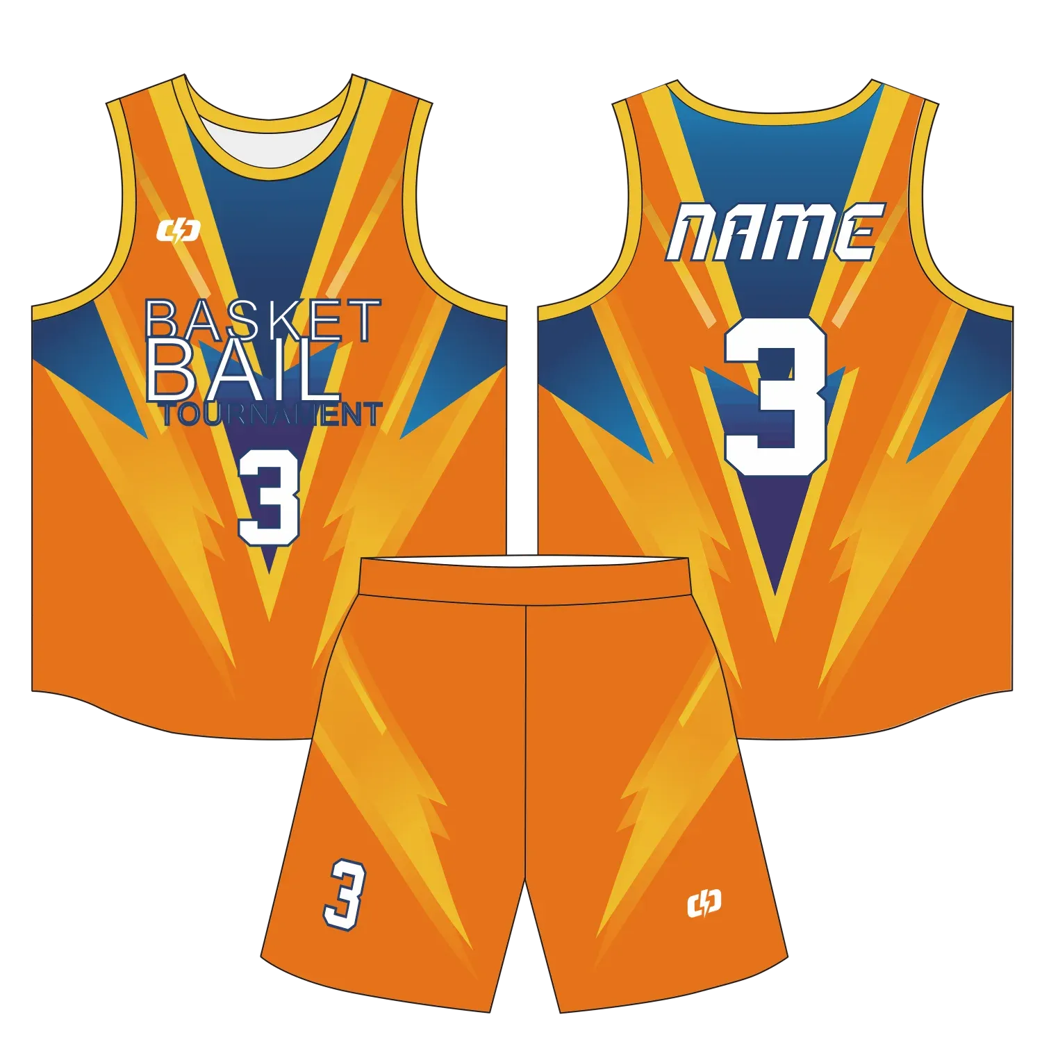 Custom basketball uniform design B61
