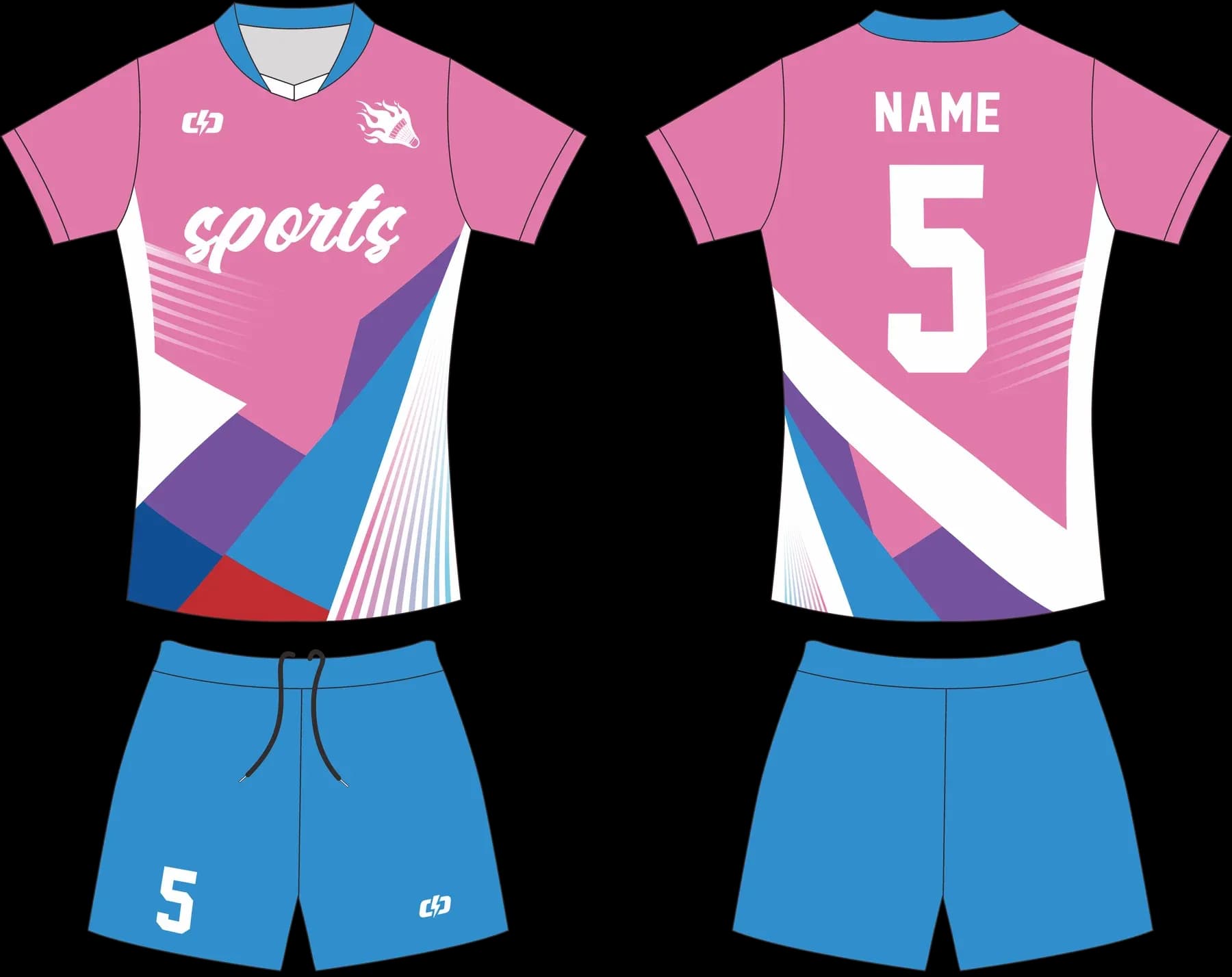 Custom volleyball uniform design UP32