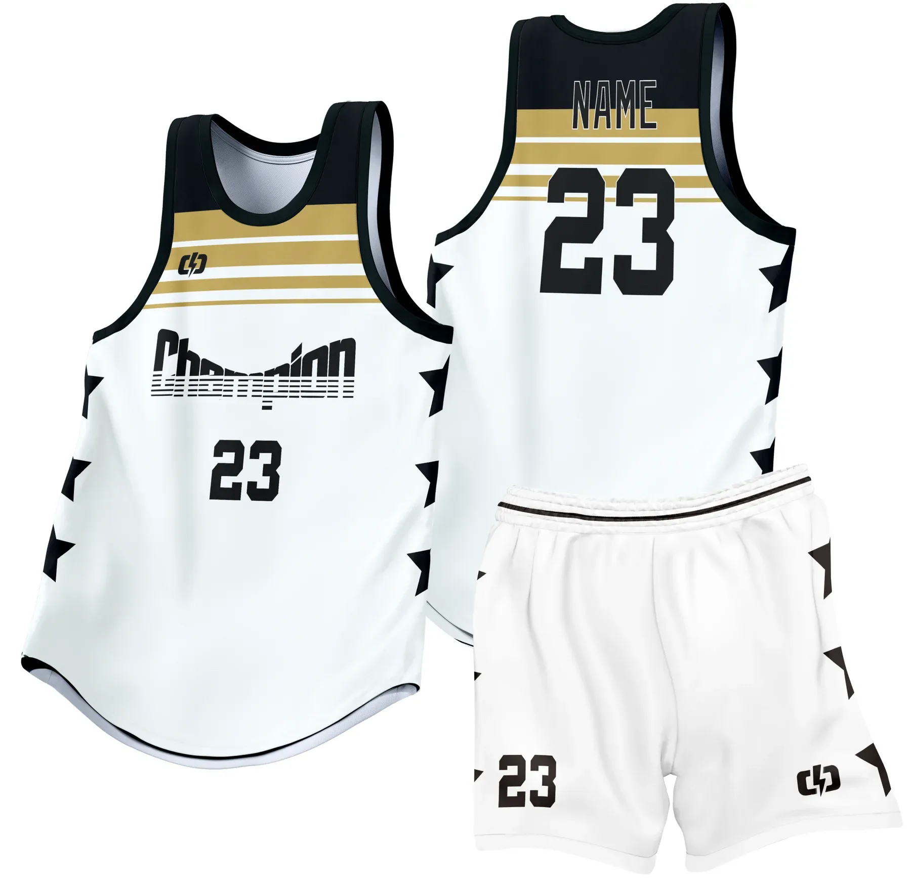 Custom basketball uniform design B30