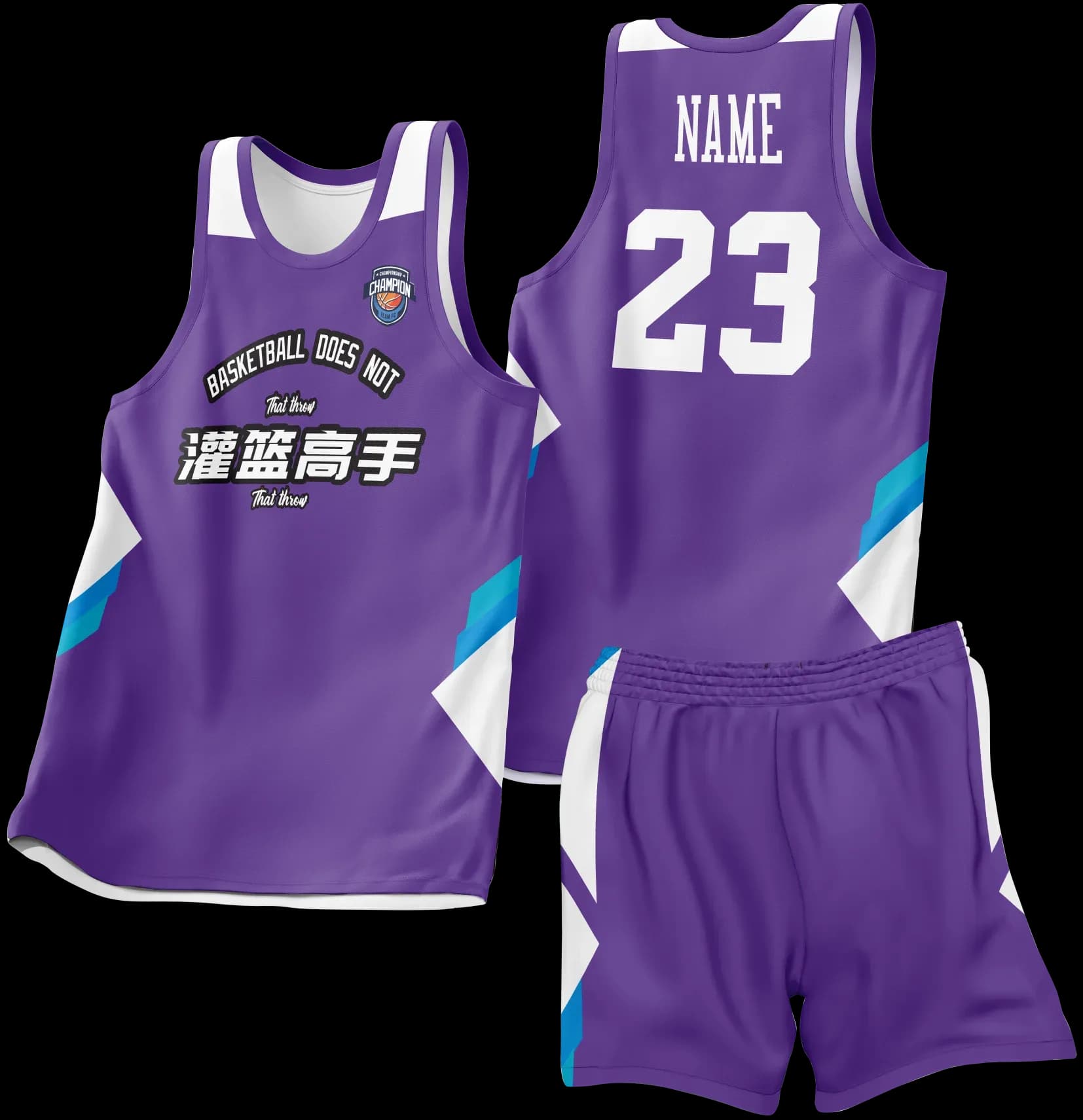 Custom basketball uniform design B26JW