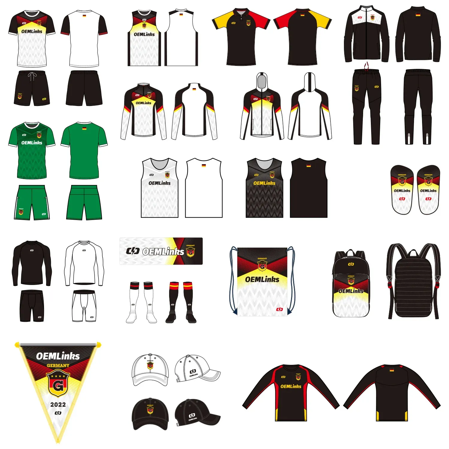 Custom soccer uniform design Z001-Z009