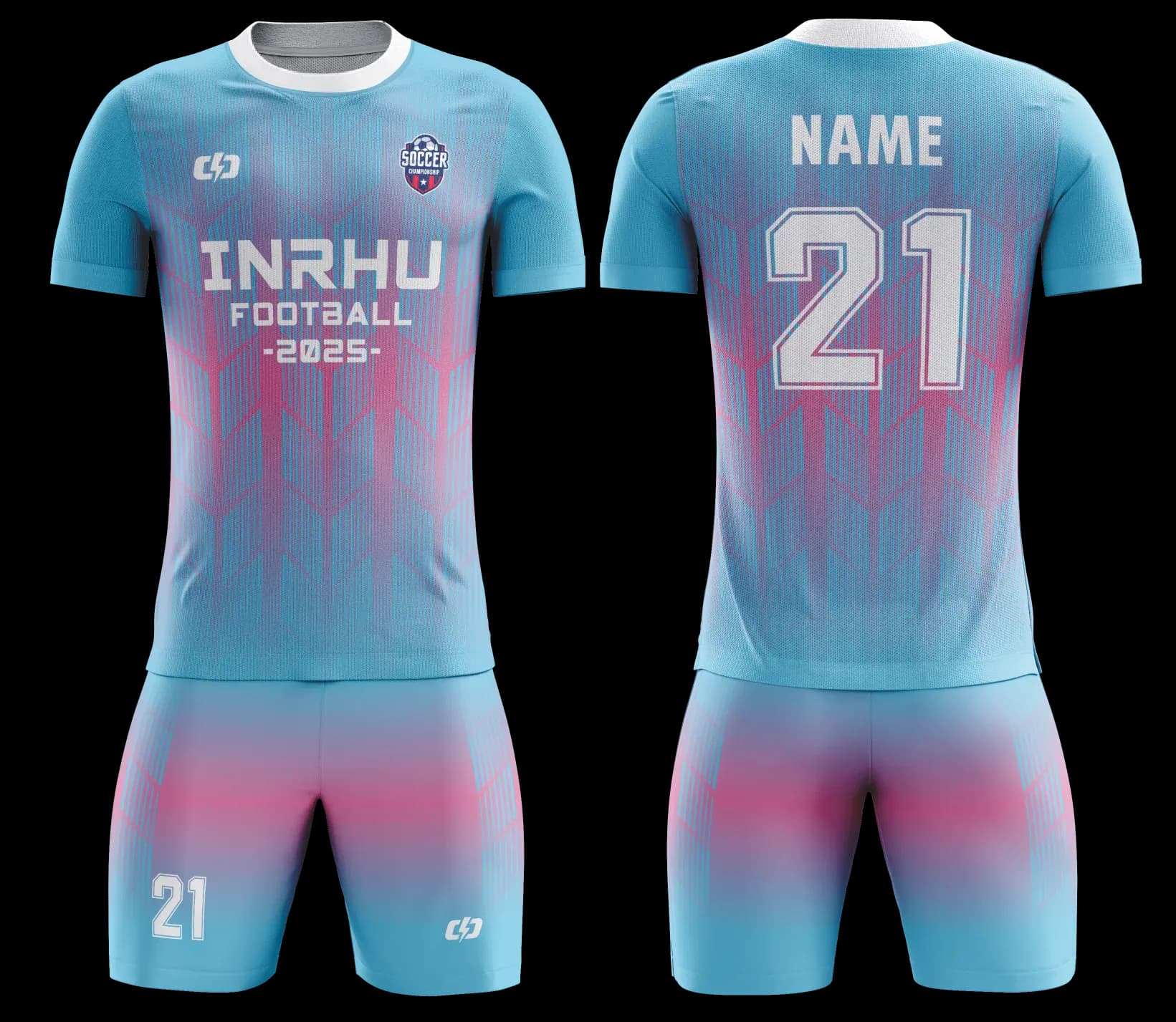 Custom soccer uniform design Z77ZK