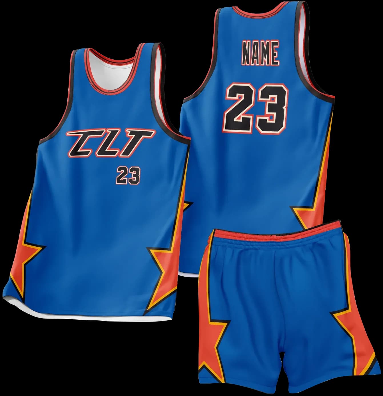 Custom basketball uniform design B11JW