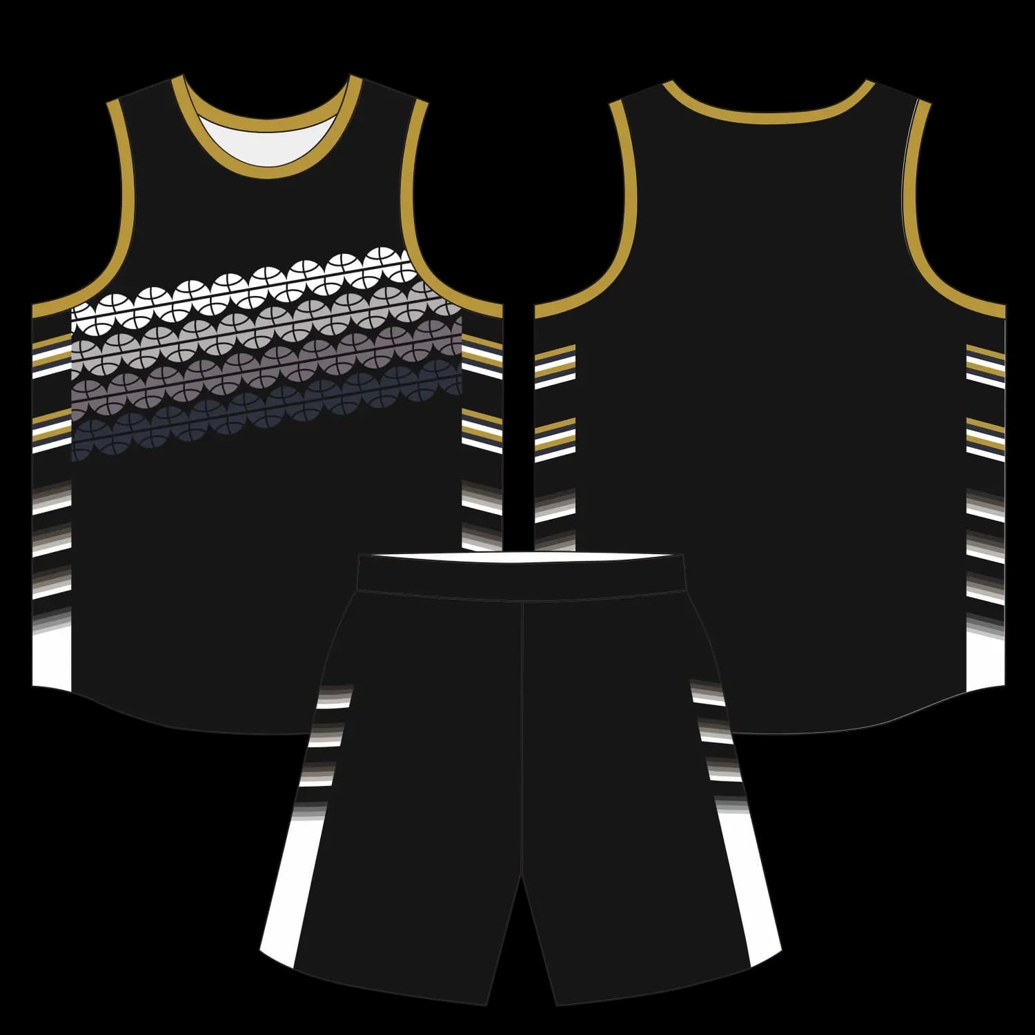 Custom basketball uniform design B60