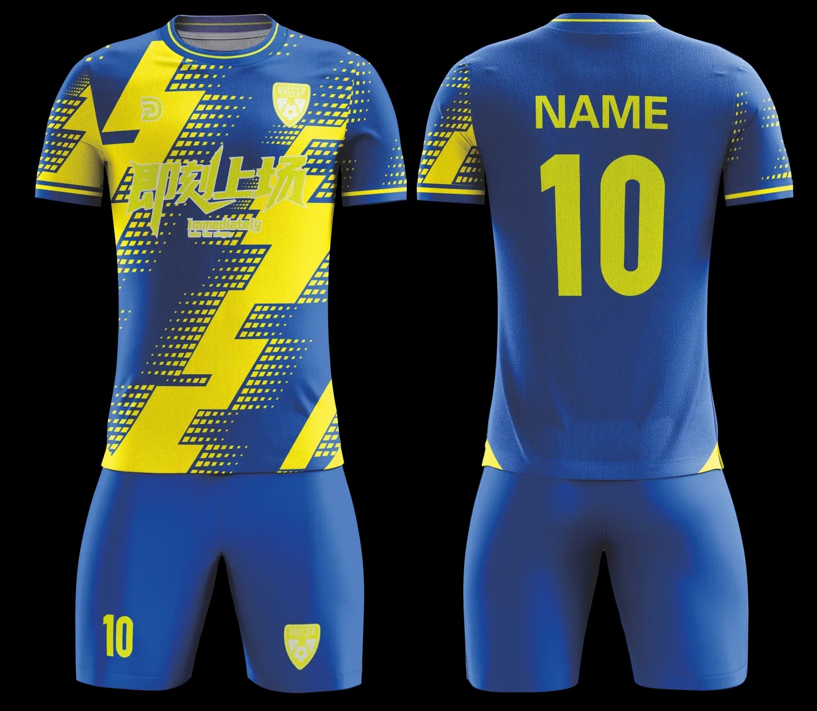 Custom soccer uniform design Z128JW