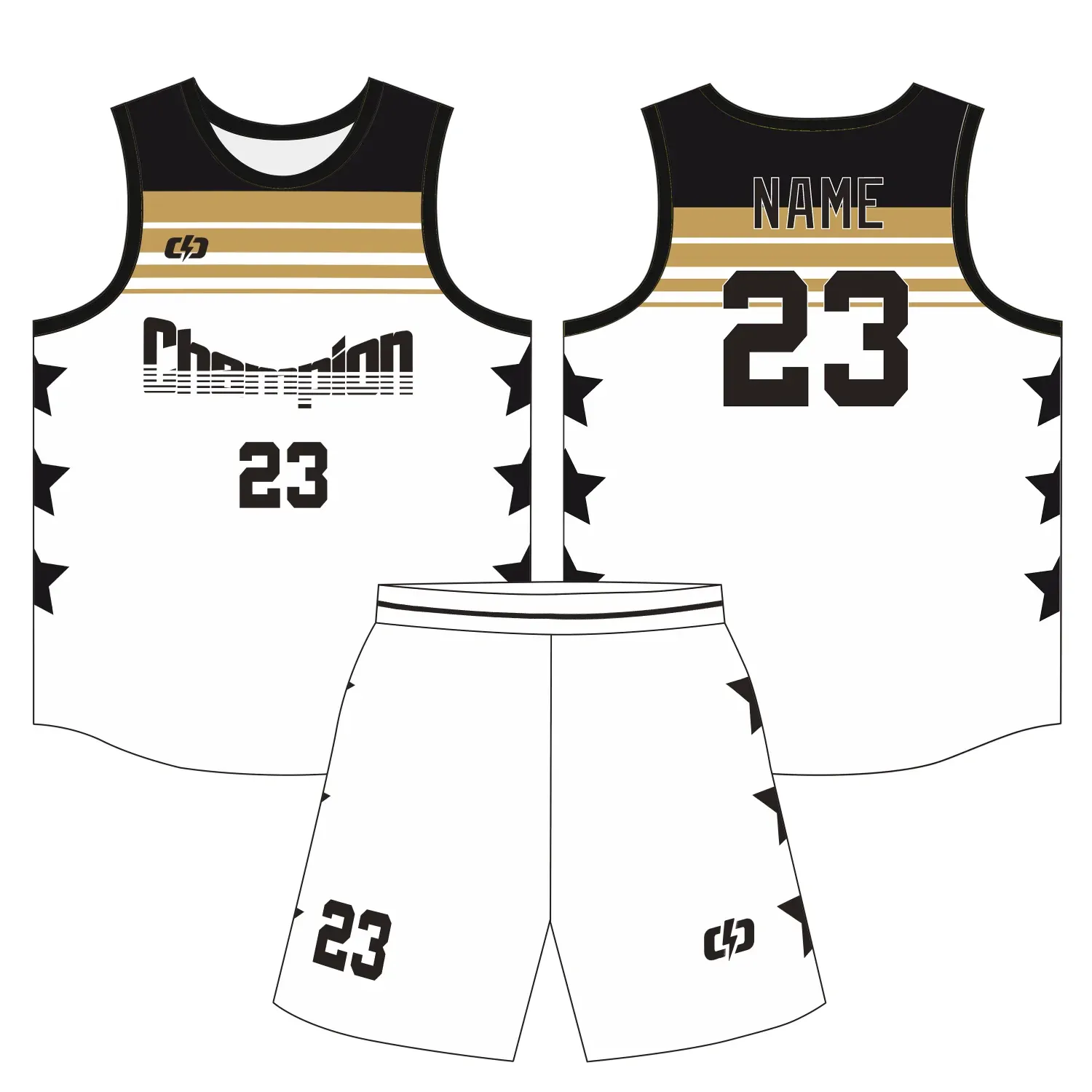 Custom basketball uniform design B30