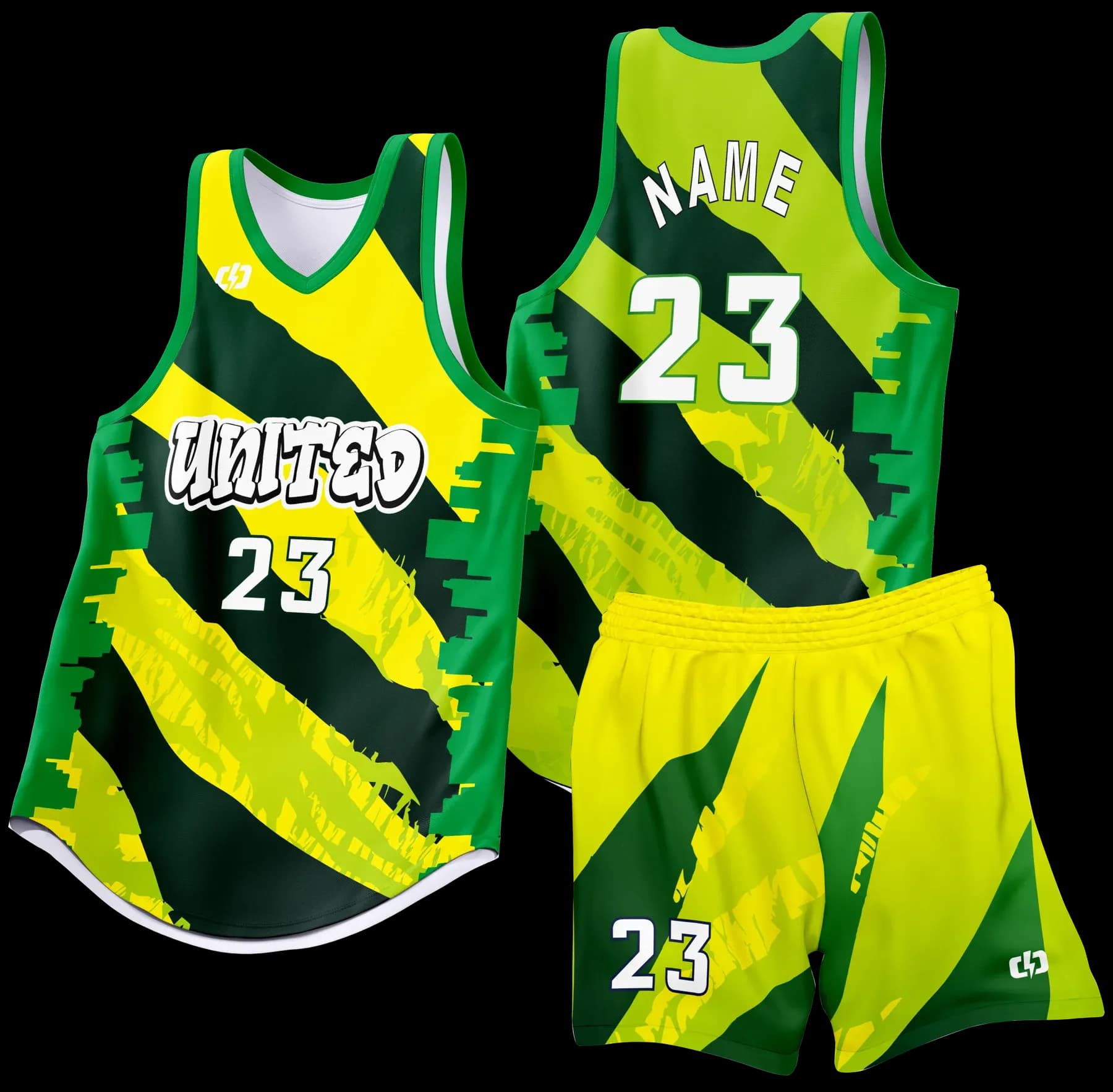 Custom basketball uniform design B76