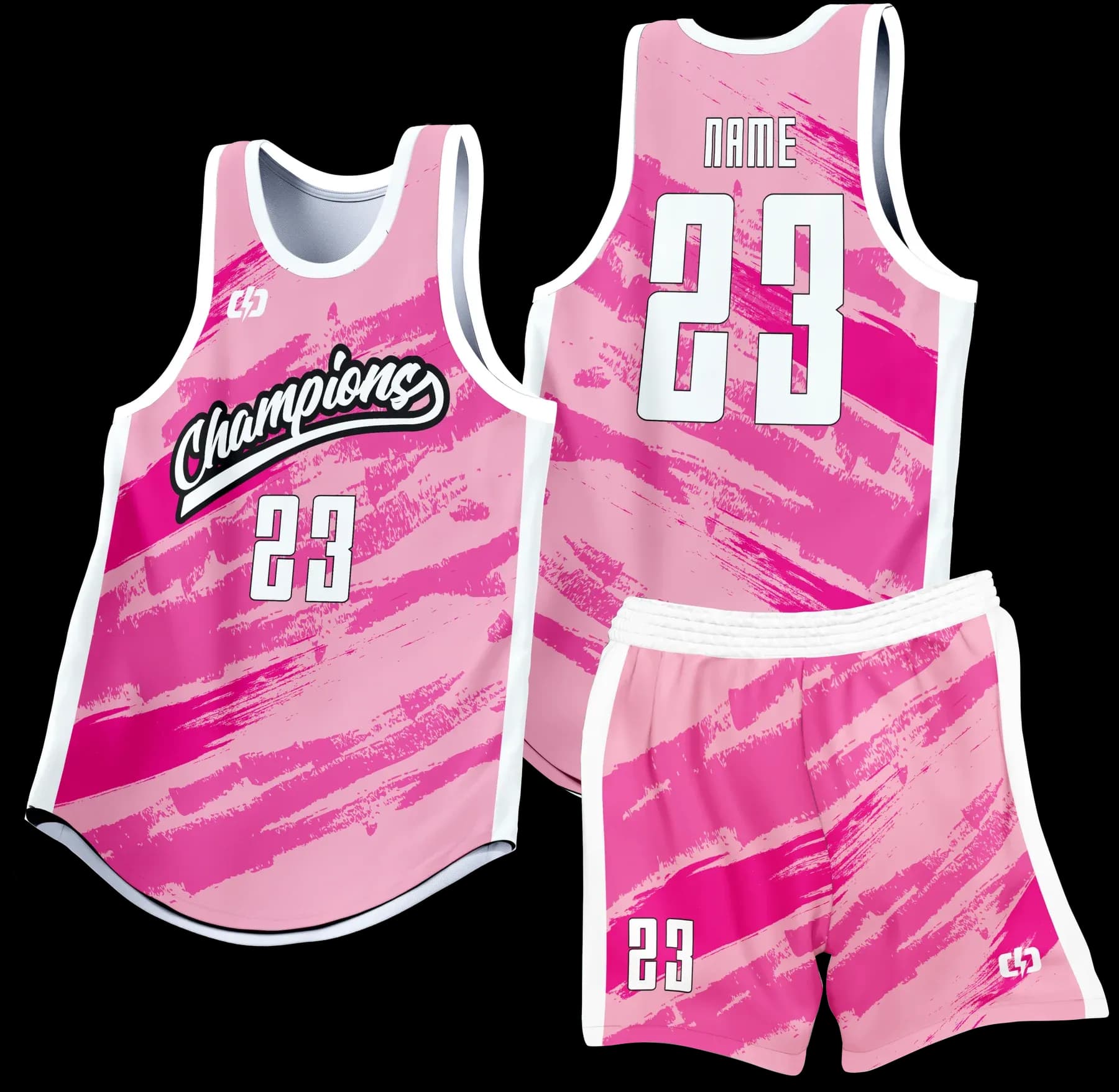 Custom basketball uniform design B73
