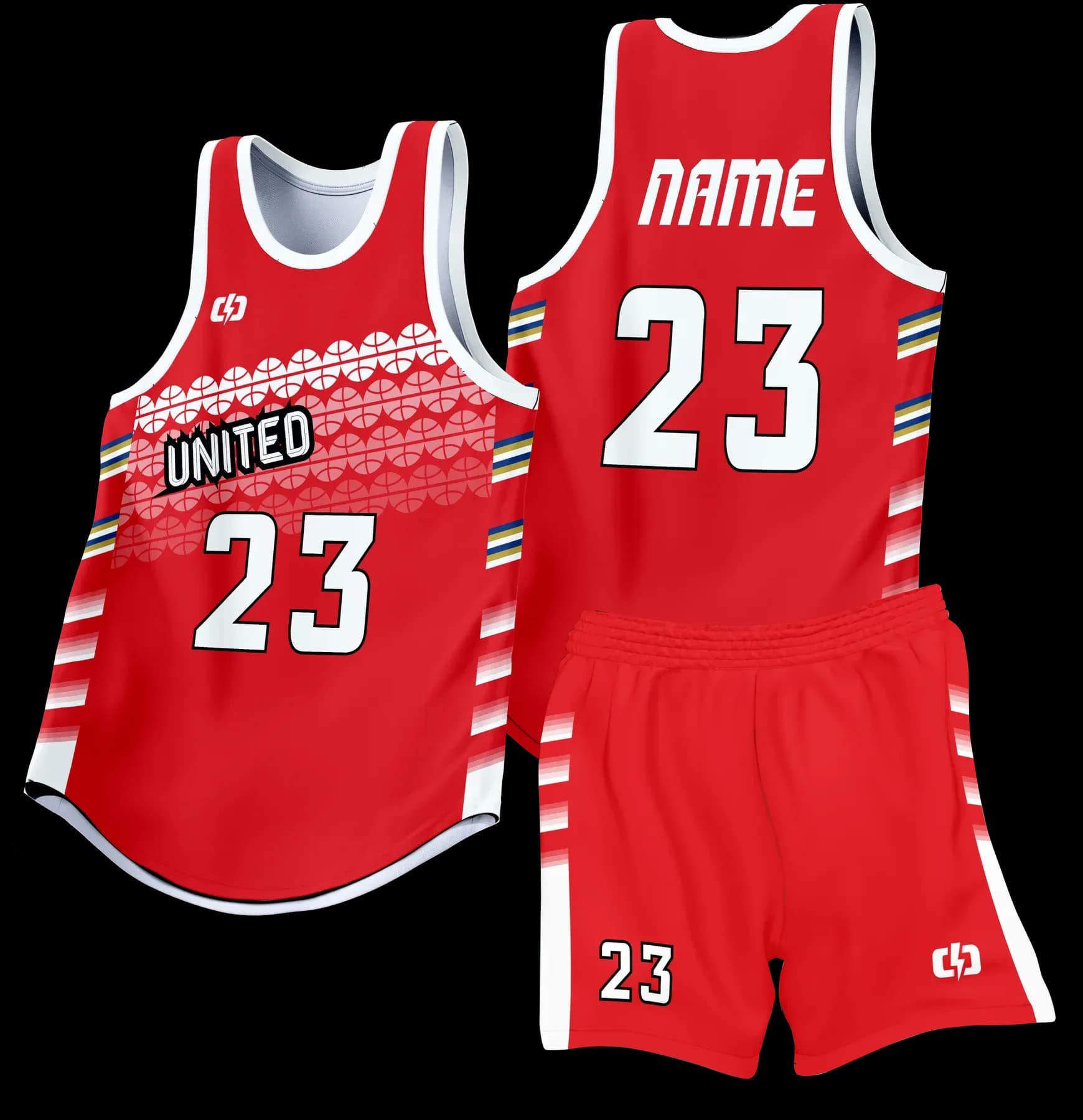 Custom basketball uniform design B60