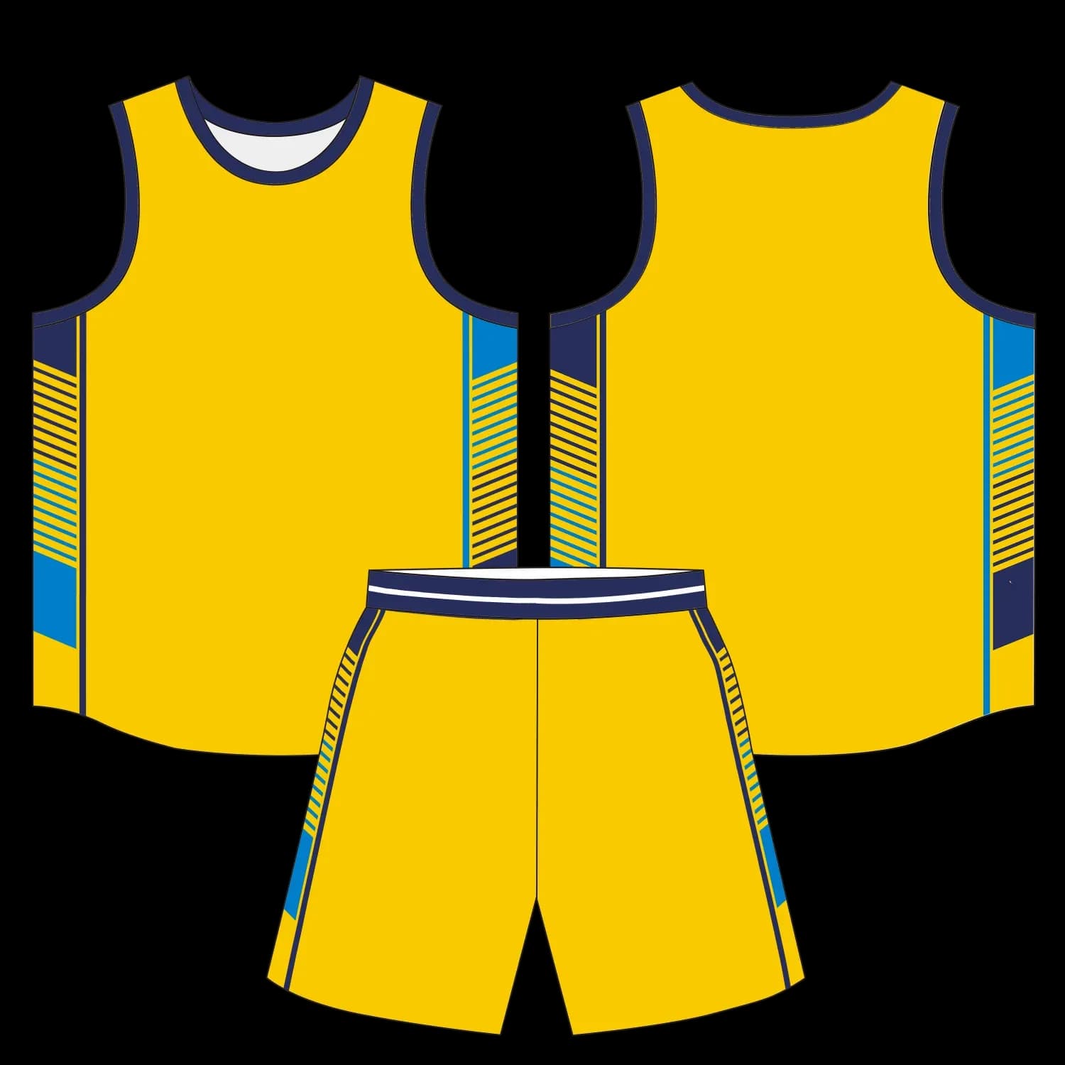 Custom basketball uniform design B43
