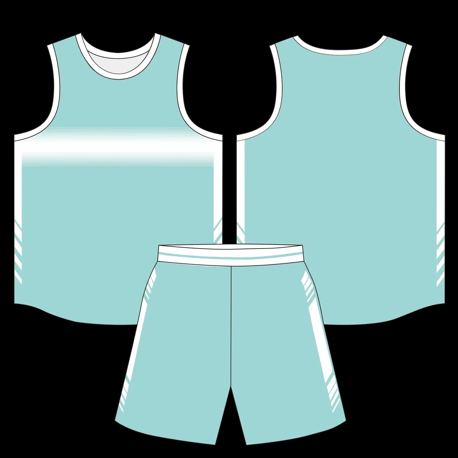 Custom basketball uniform design B36