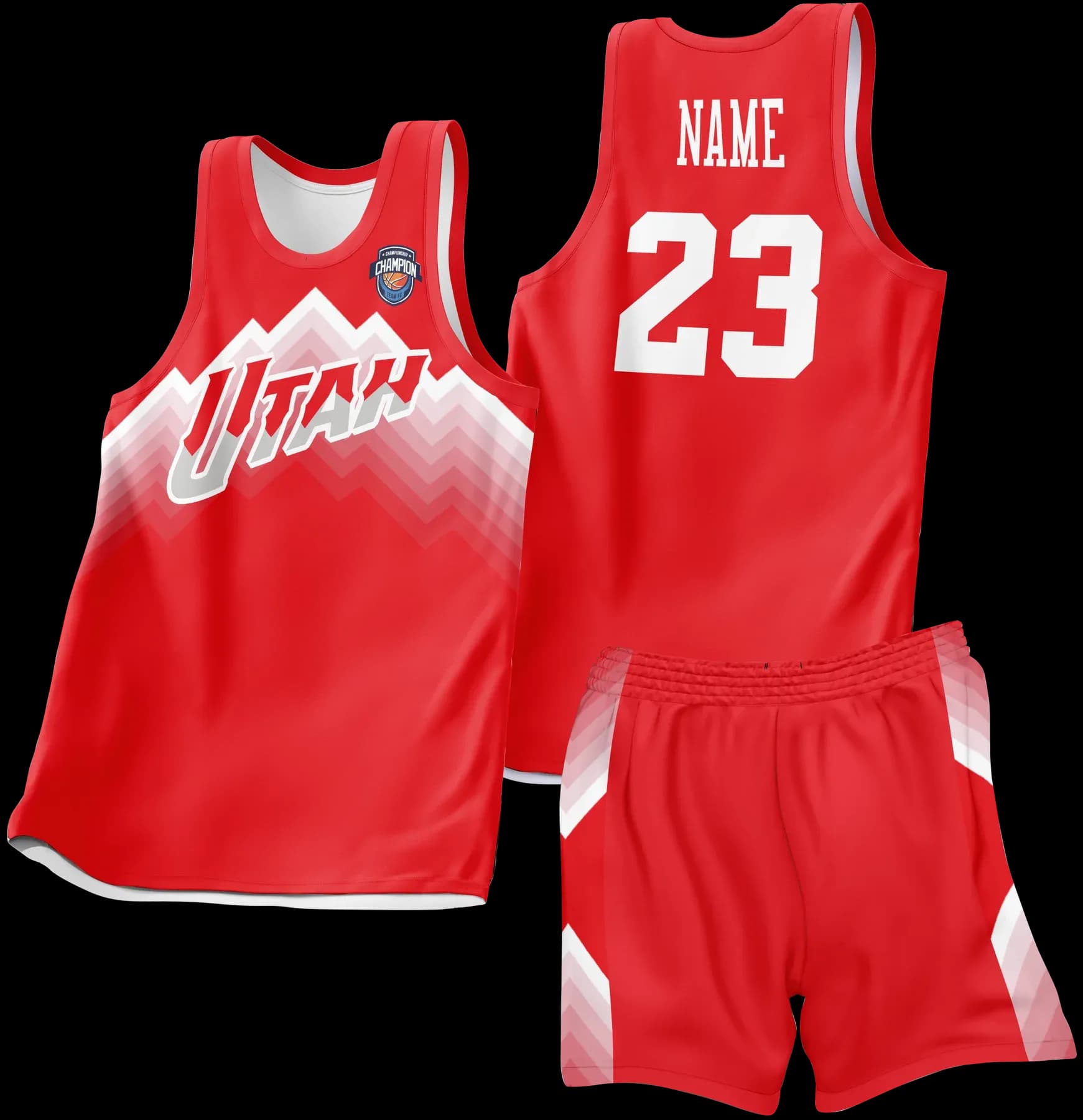 Custom basketball uniform design B20JW