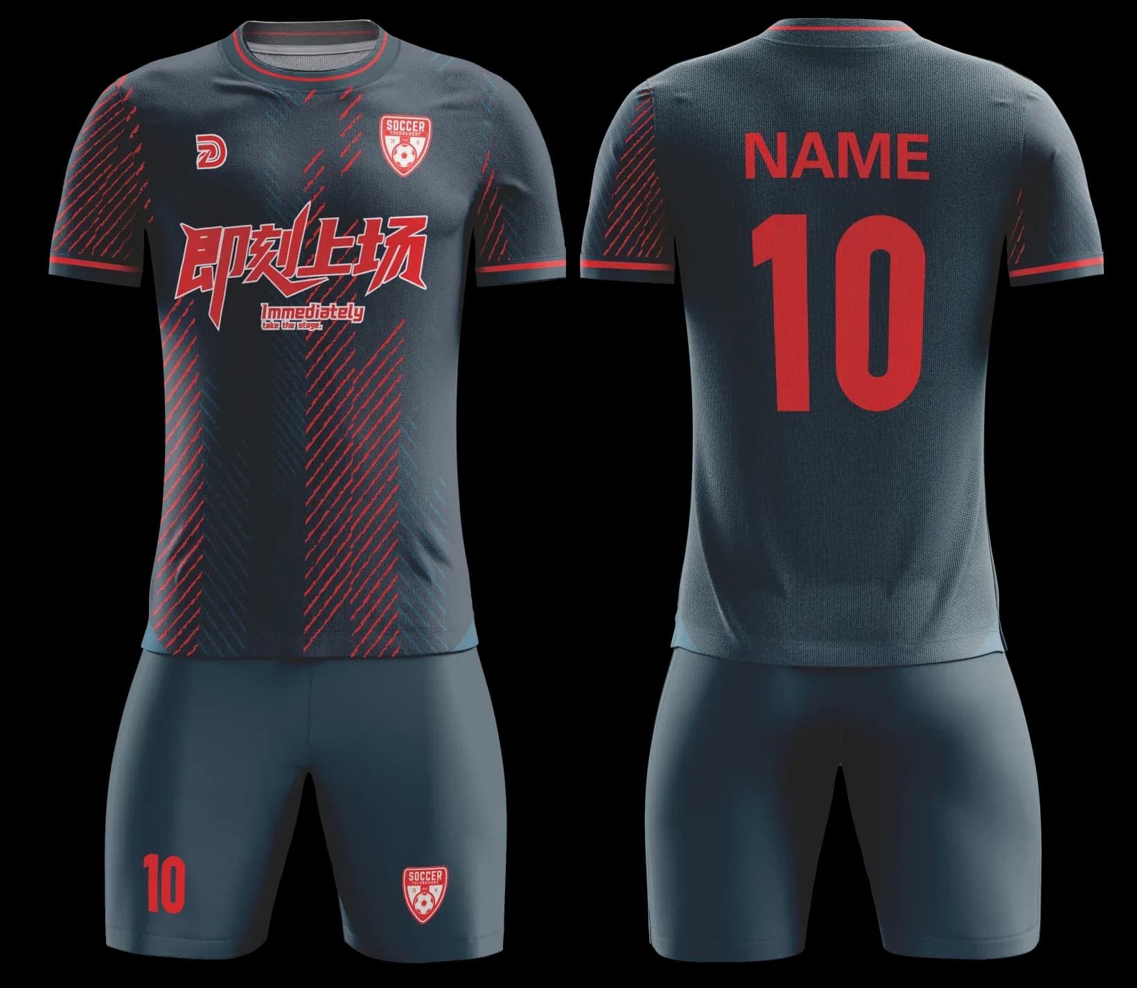 Custom soccer uniform design Z129JW