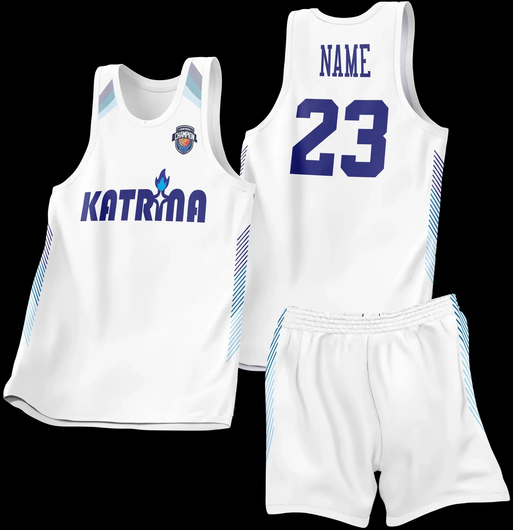 Custom basketball uniform design B22JW