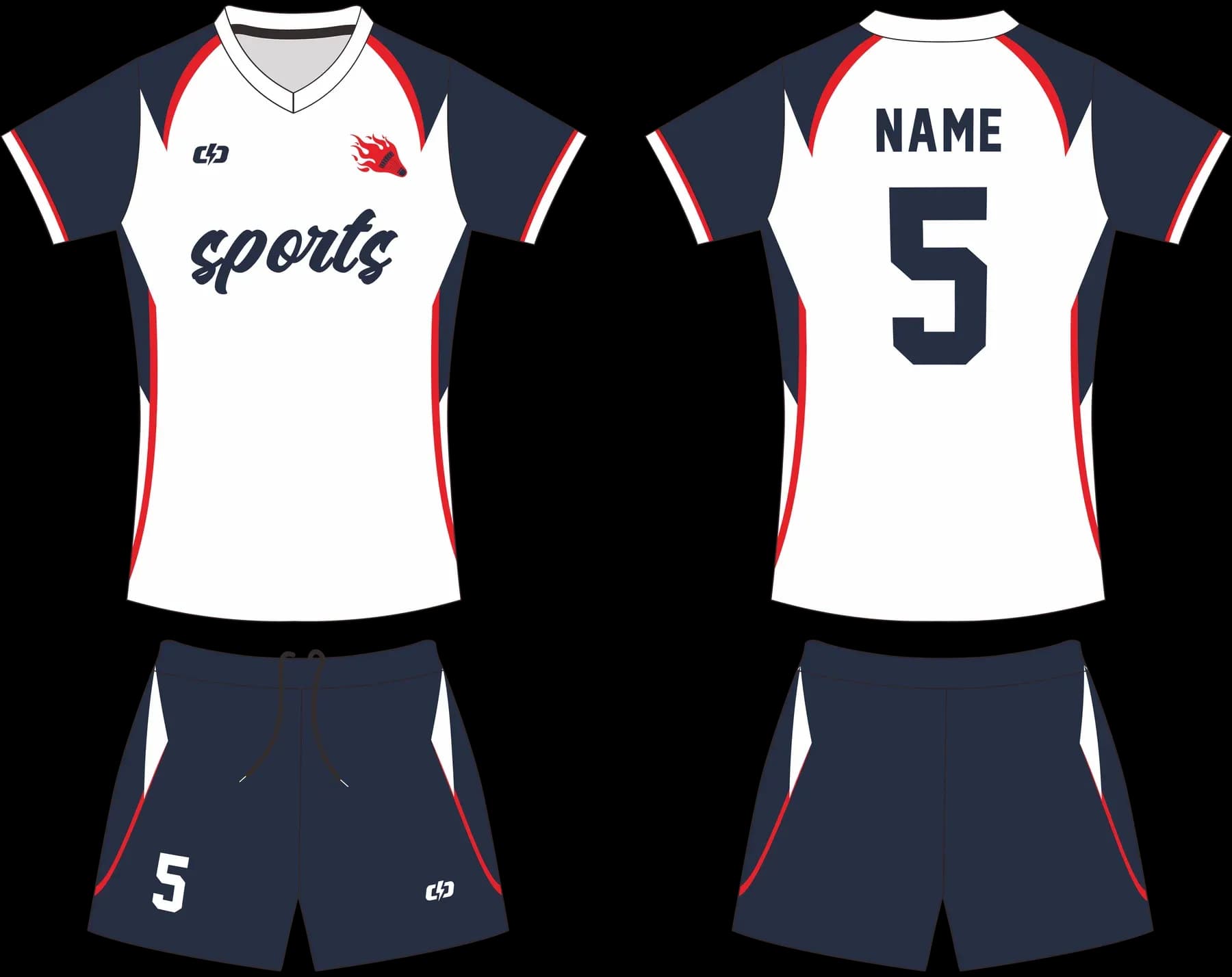 Custom volleyball uniform design UP43
