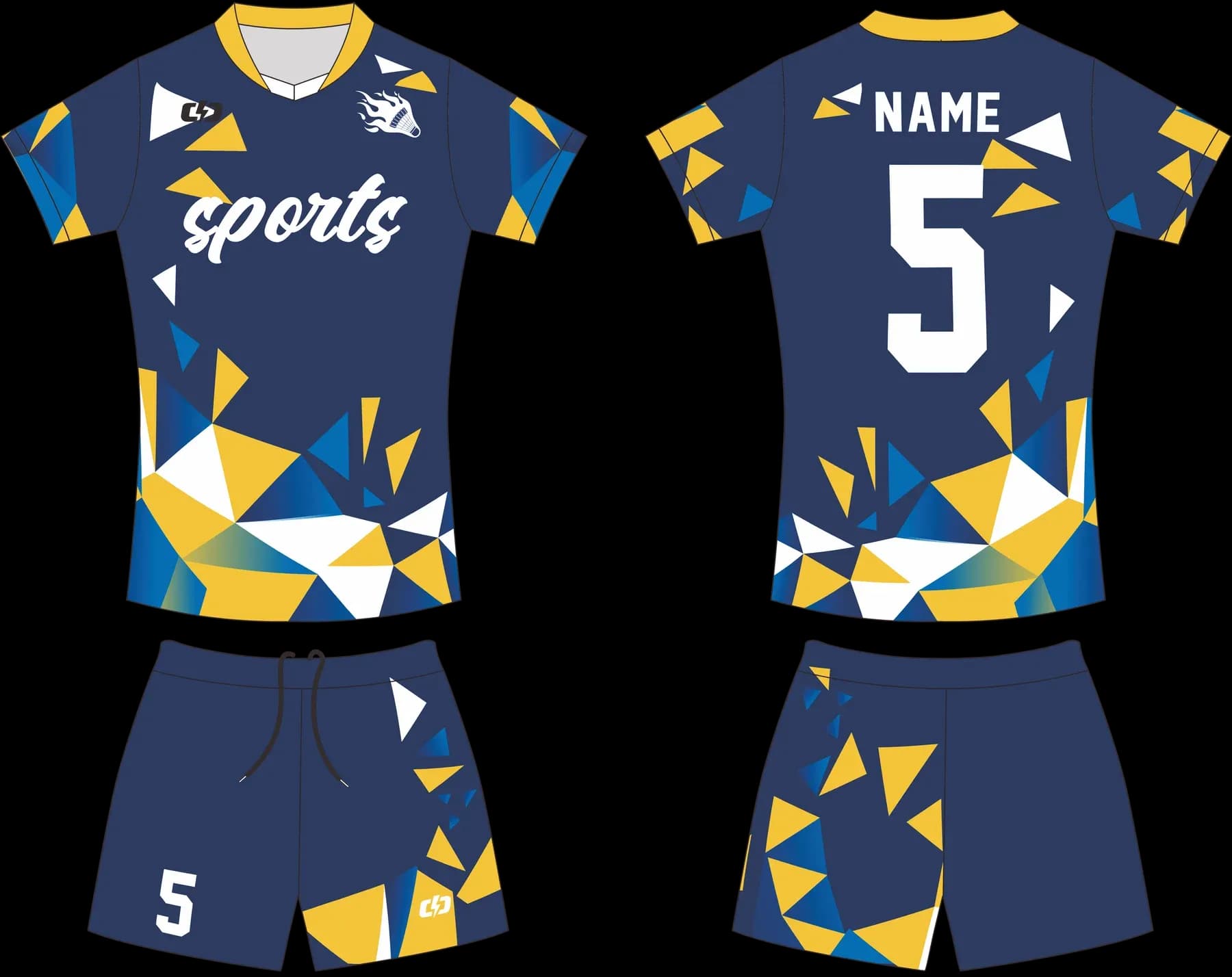 Custom volleyball uniform design UP37