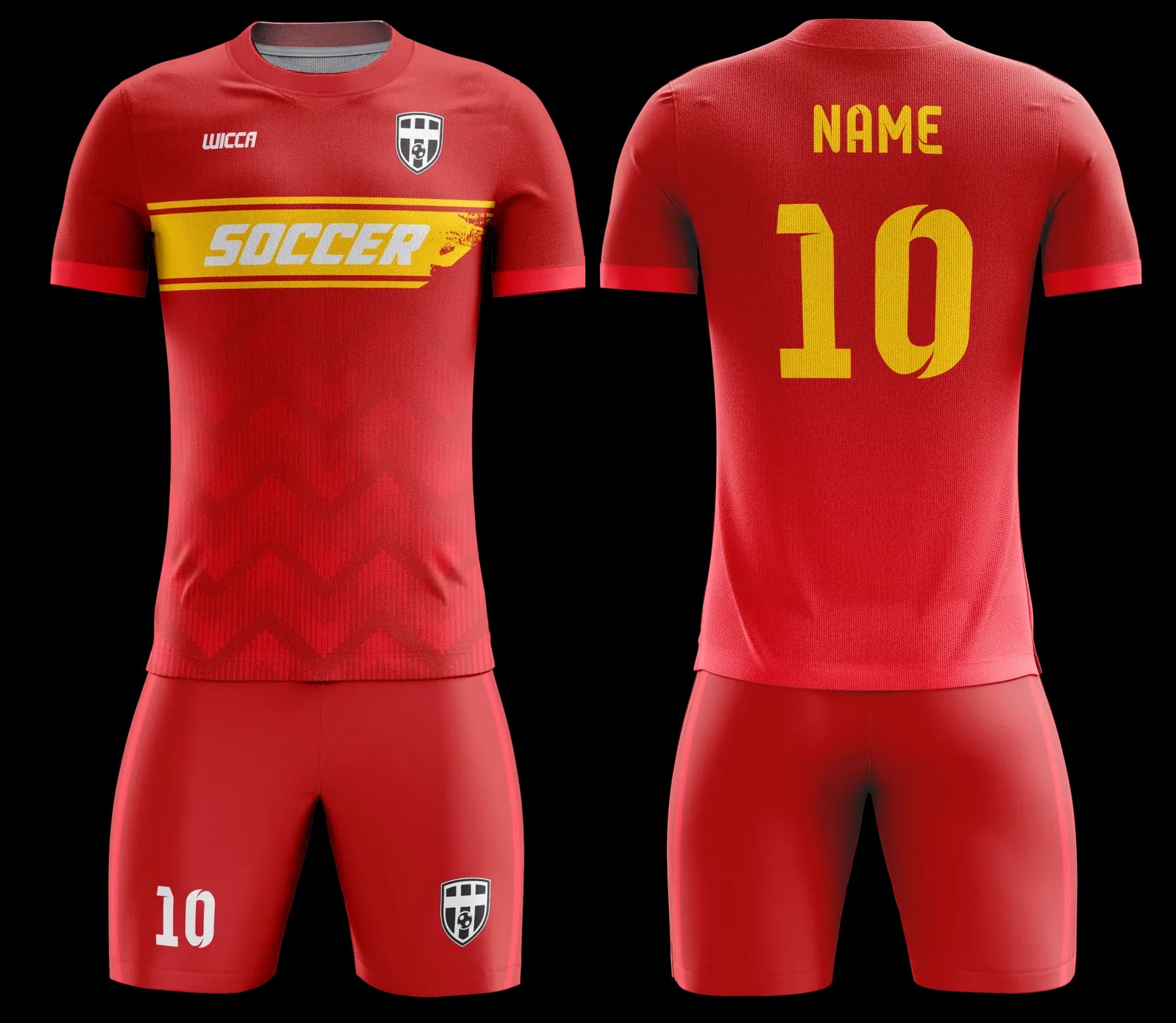 Custom soccer uniform design Z033JW