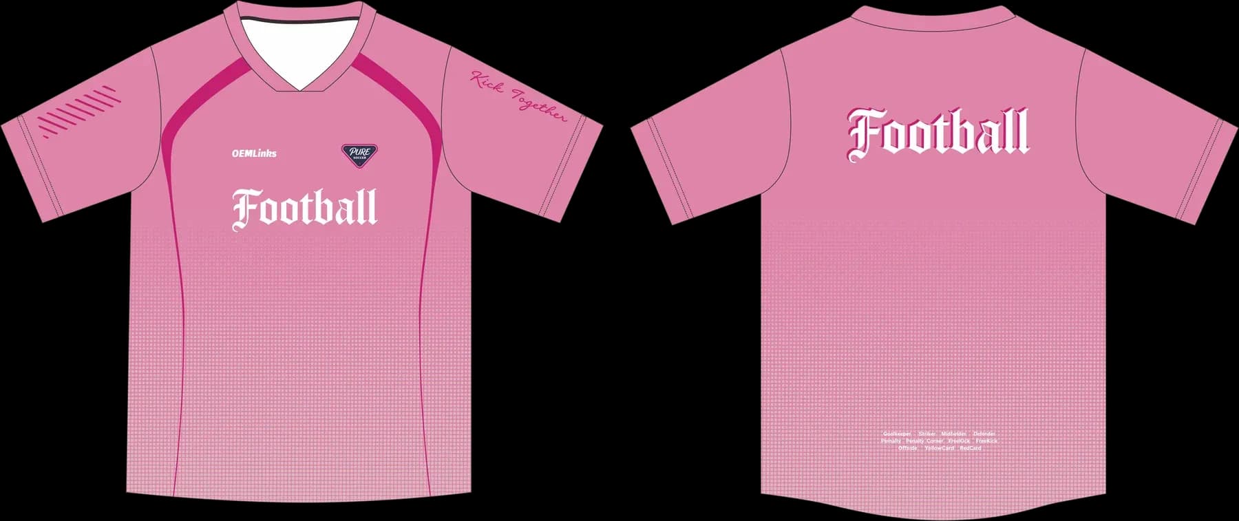 Custom soccer uniform design FG11