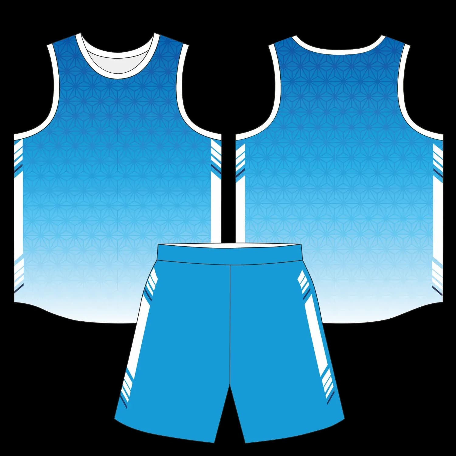 Custom basketball uniform design B34