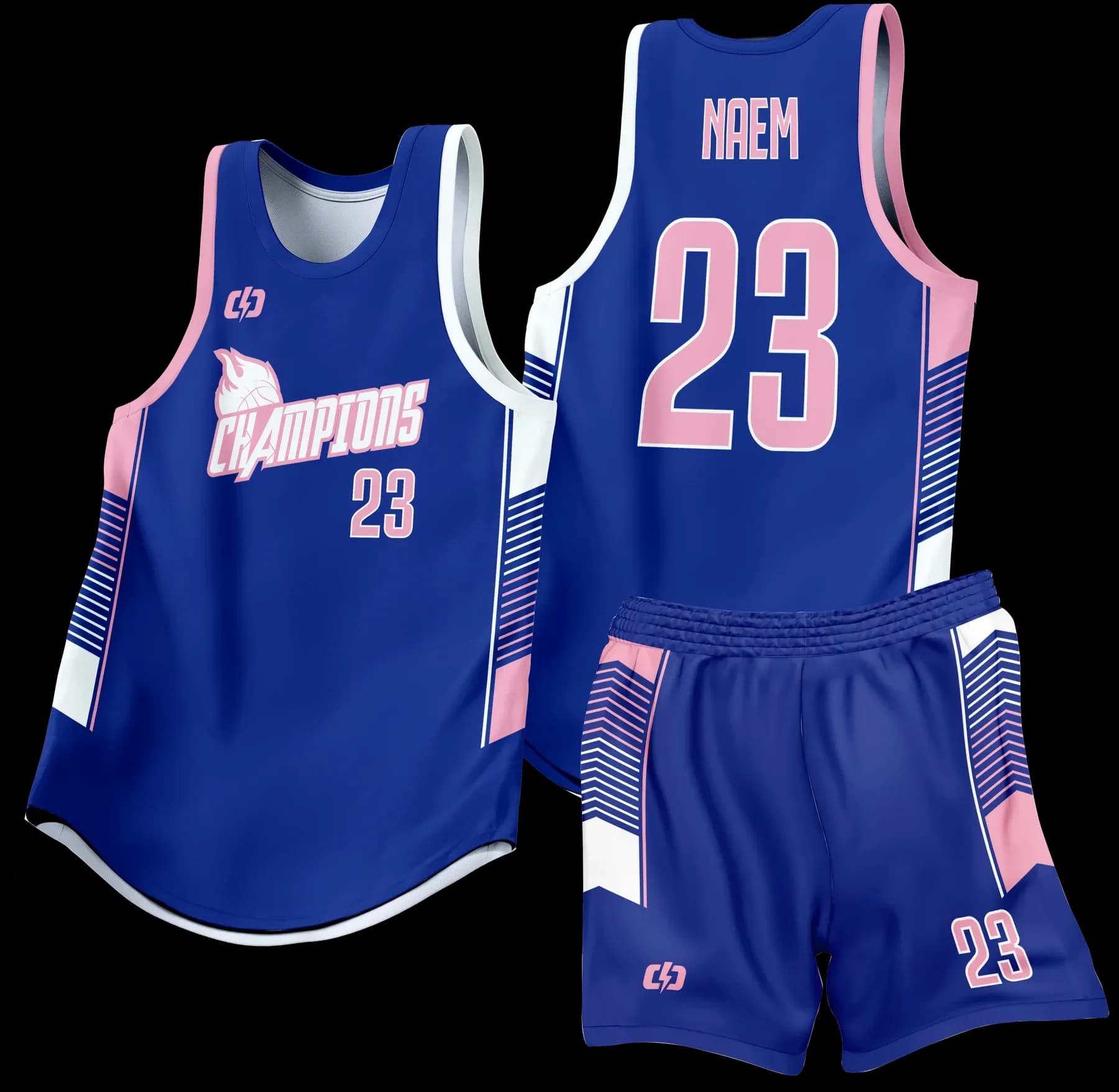 Custom basketball uniform design B72