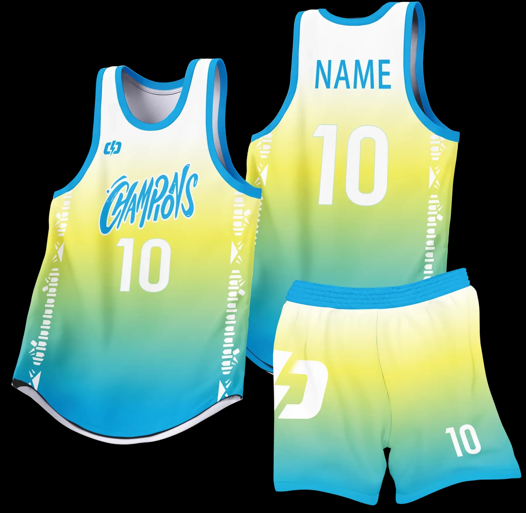 Custom basketball uniform design B100