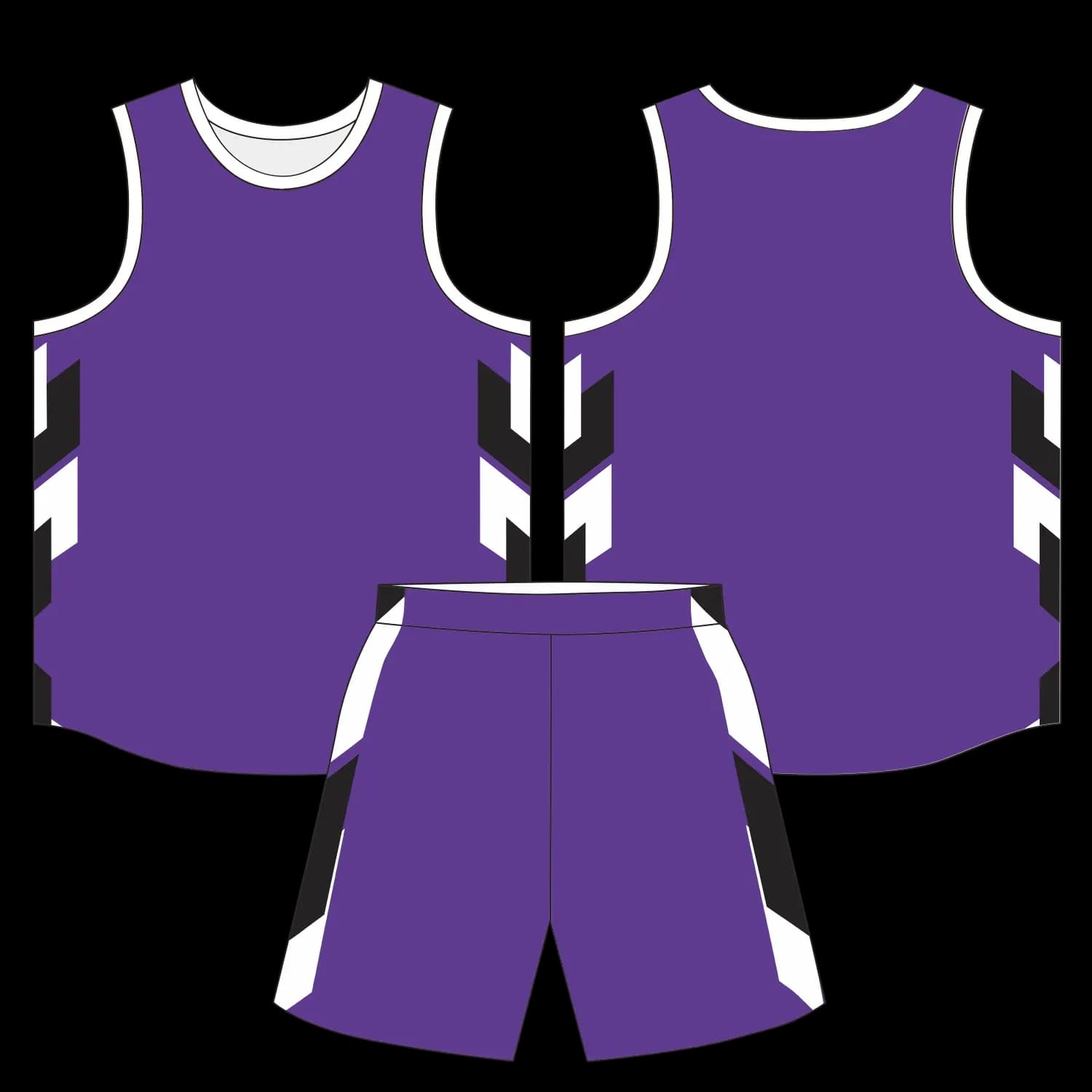 Custom basketball uniform design B23JW