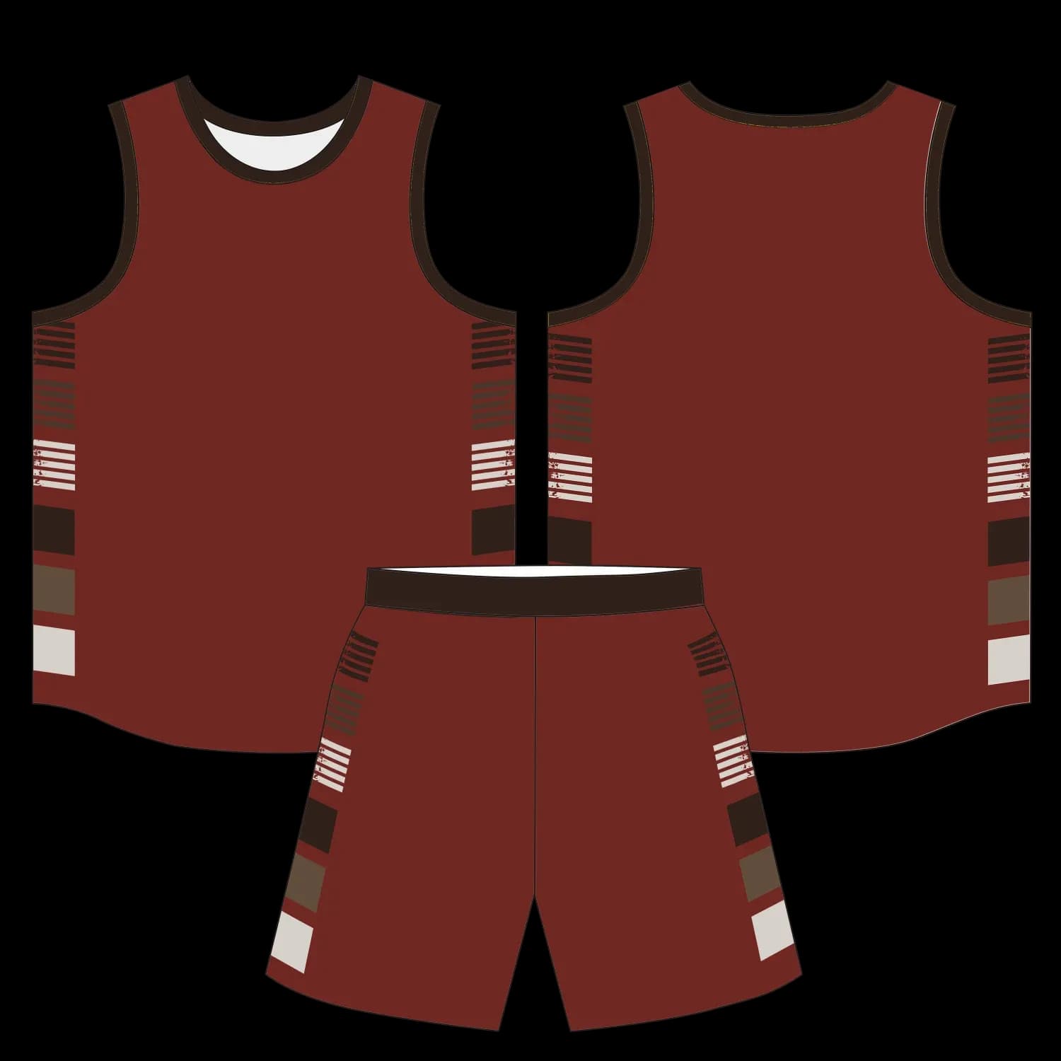 Custom basketball uniform design B78