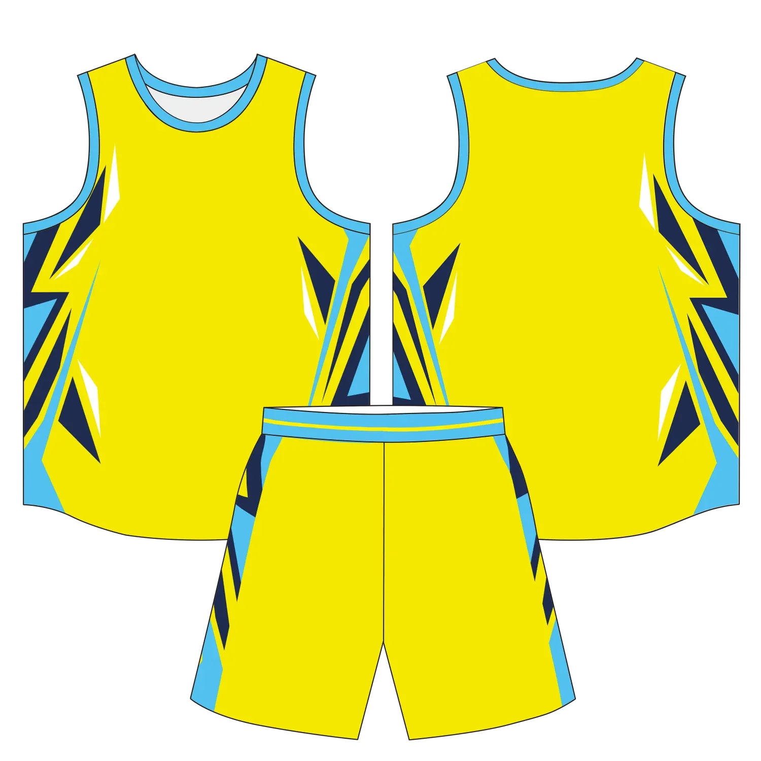 Custom basketball uniform design B41