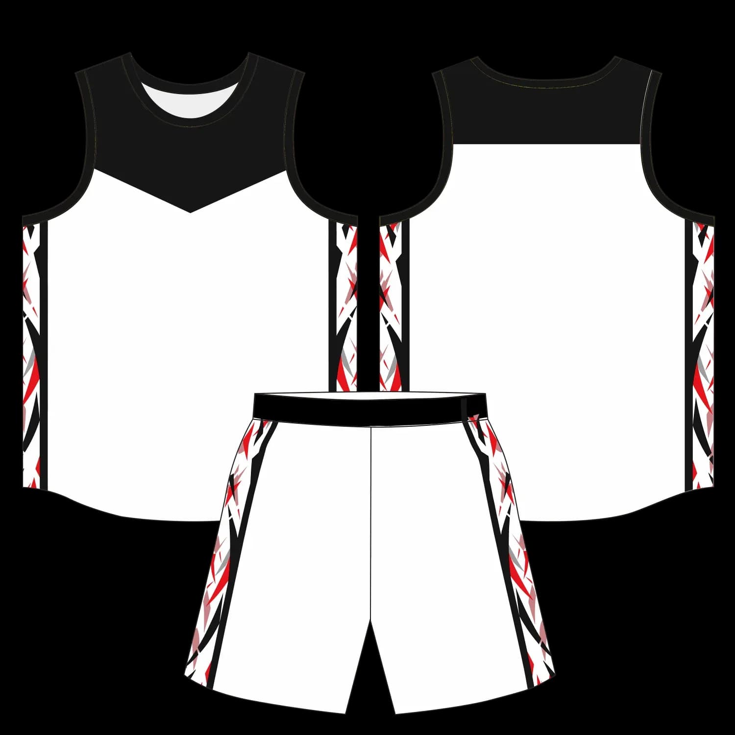 Custom basketball uniform design B80