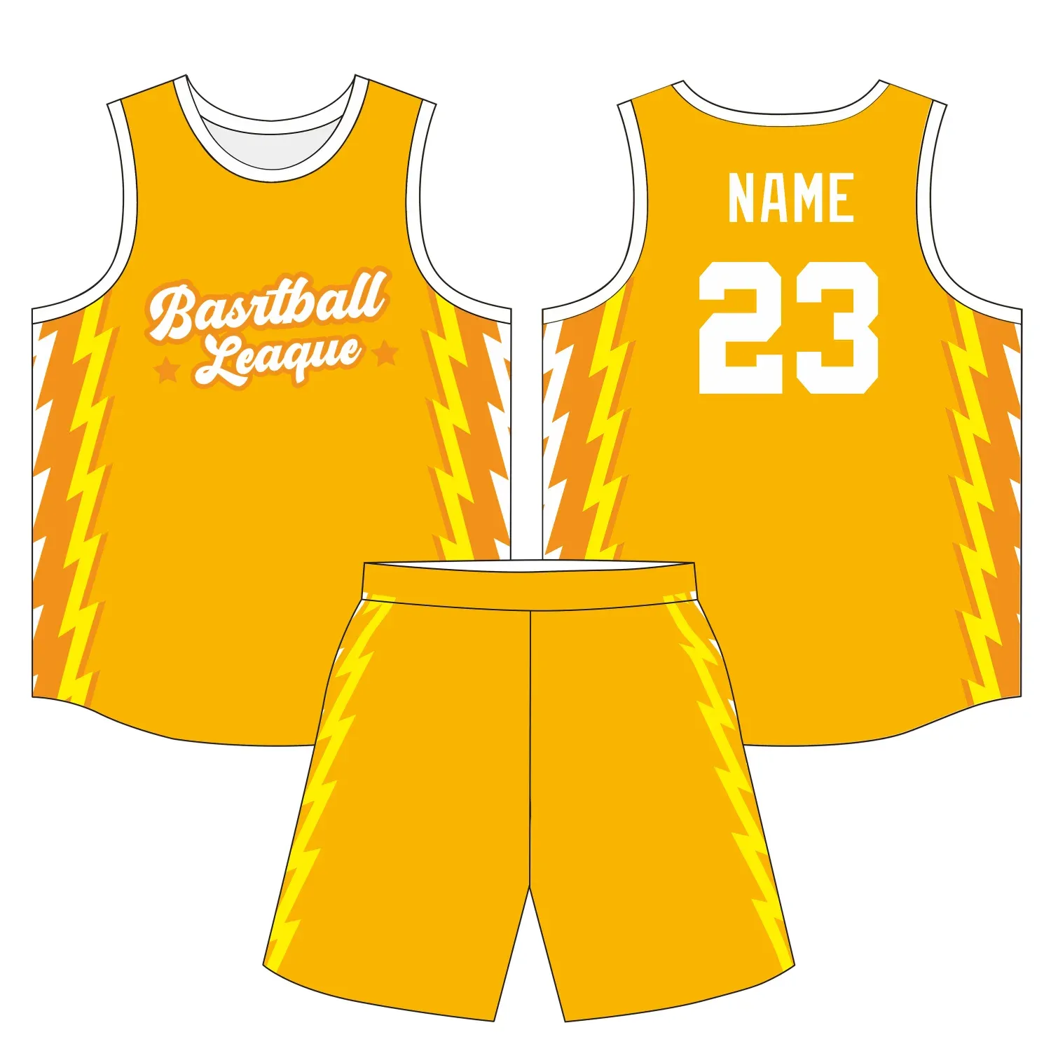 Custom basketball uniform design B40