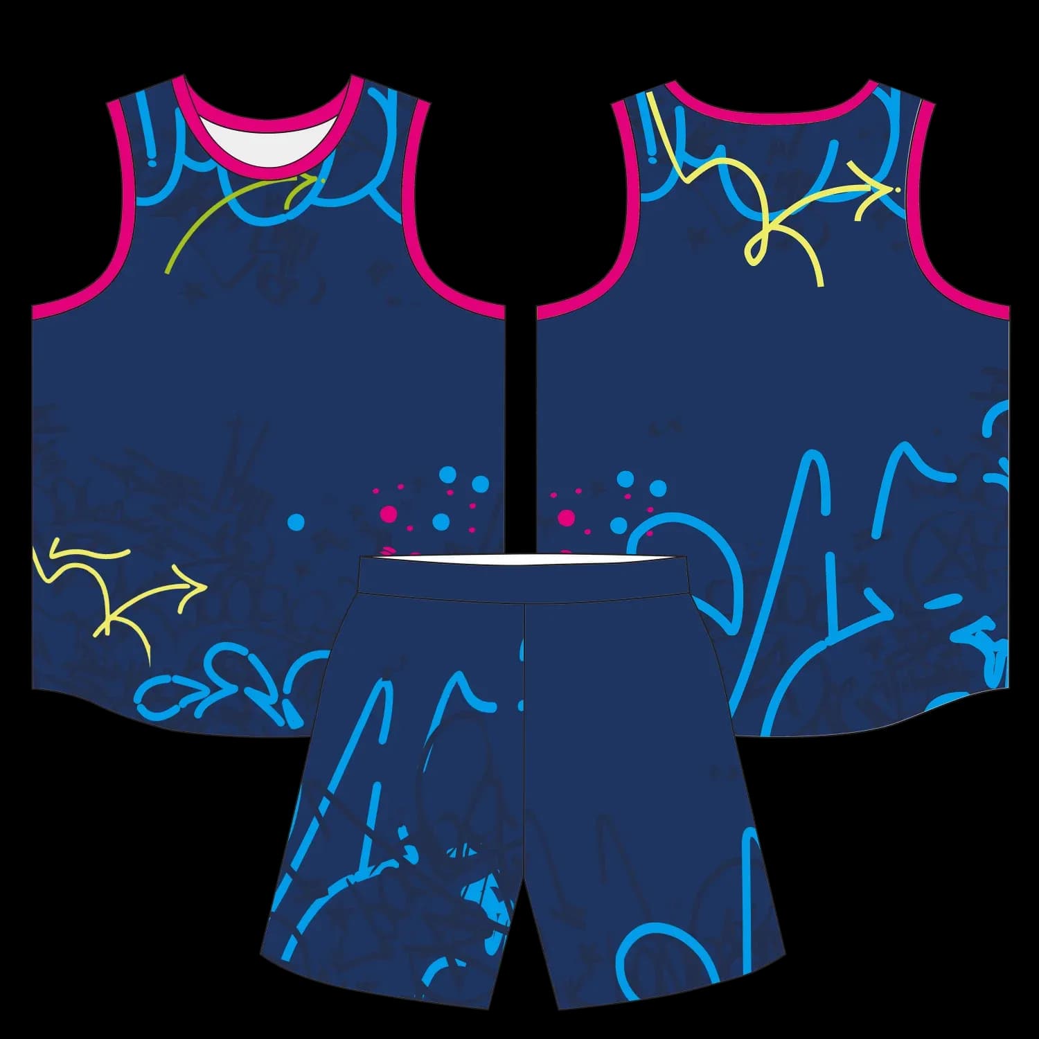 Custom basketball uniform design B81