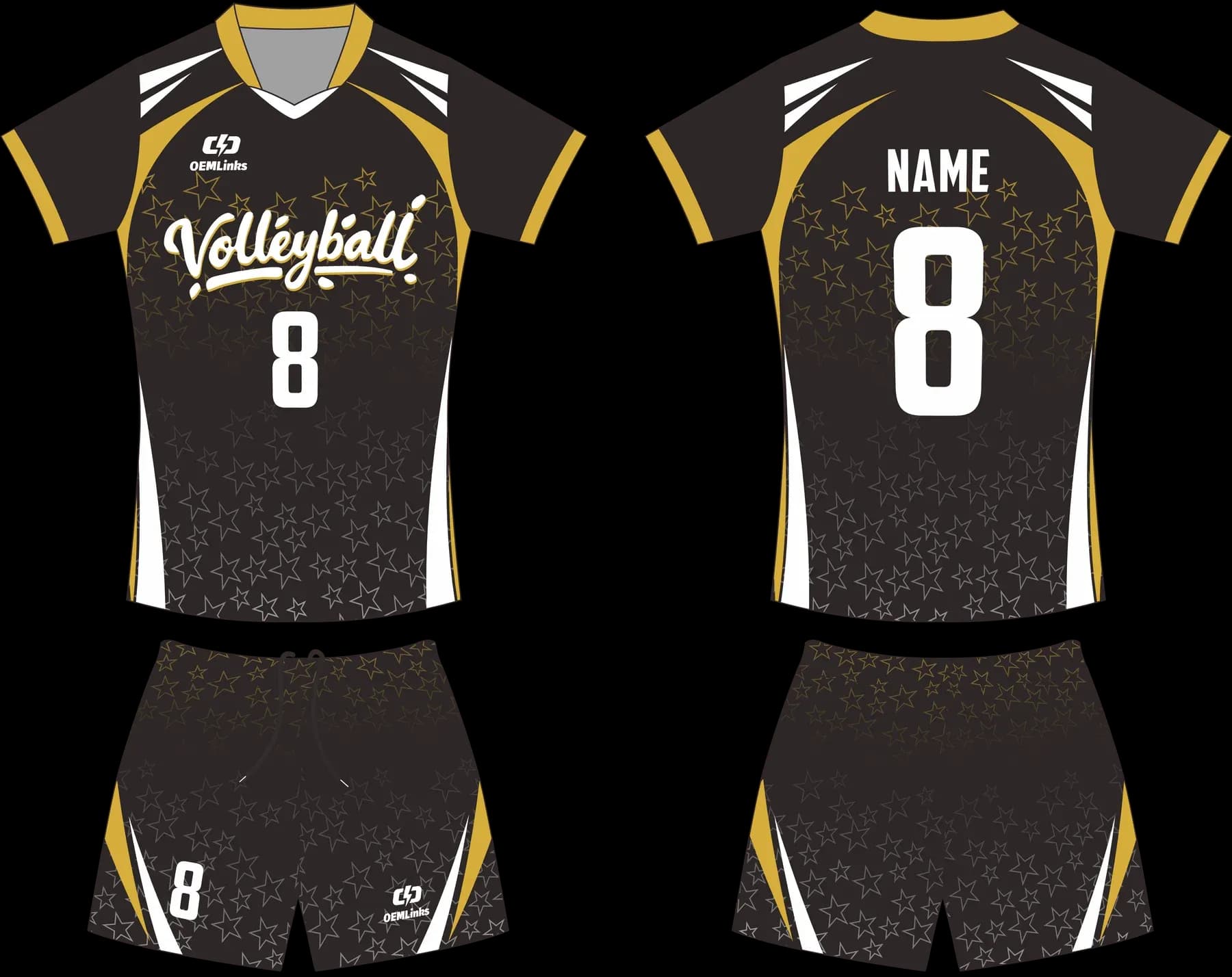 Custom volleyball uniform design UP36