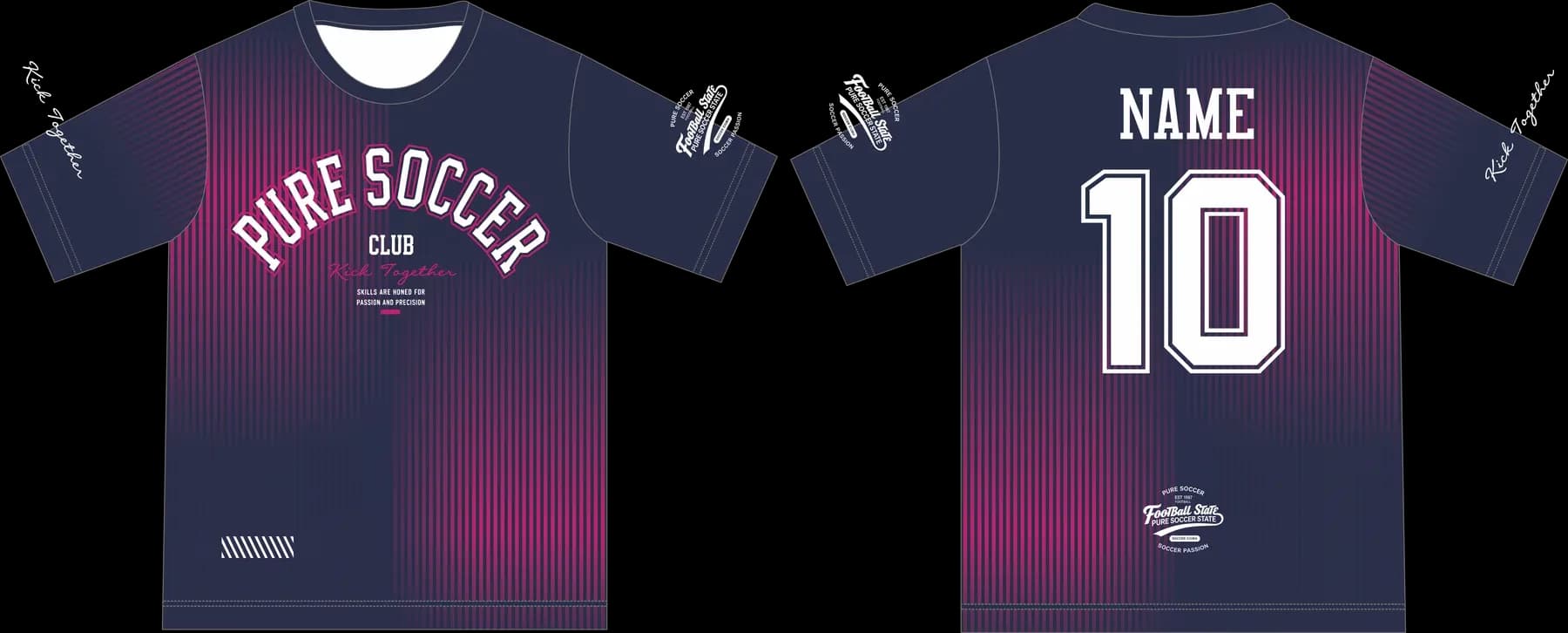 Custom soccer uniform design FG08