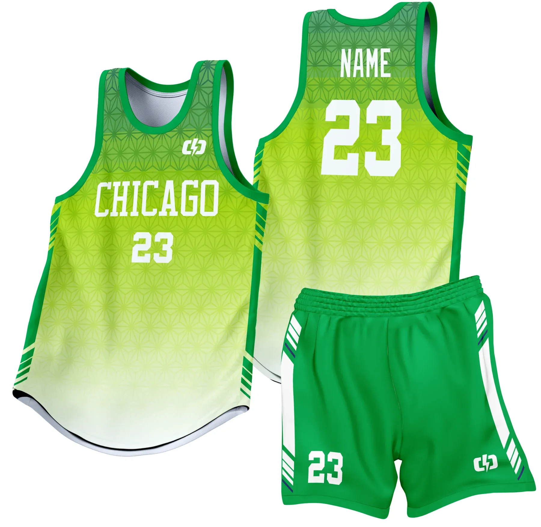 Custom basketball uniform design B34