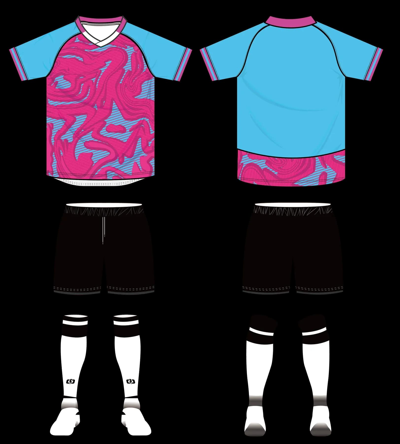 Custom soccer uniform design ZQF2024806