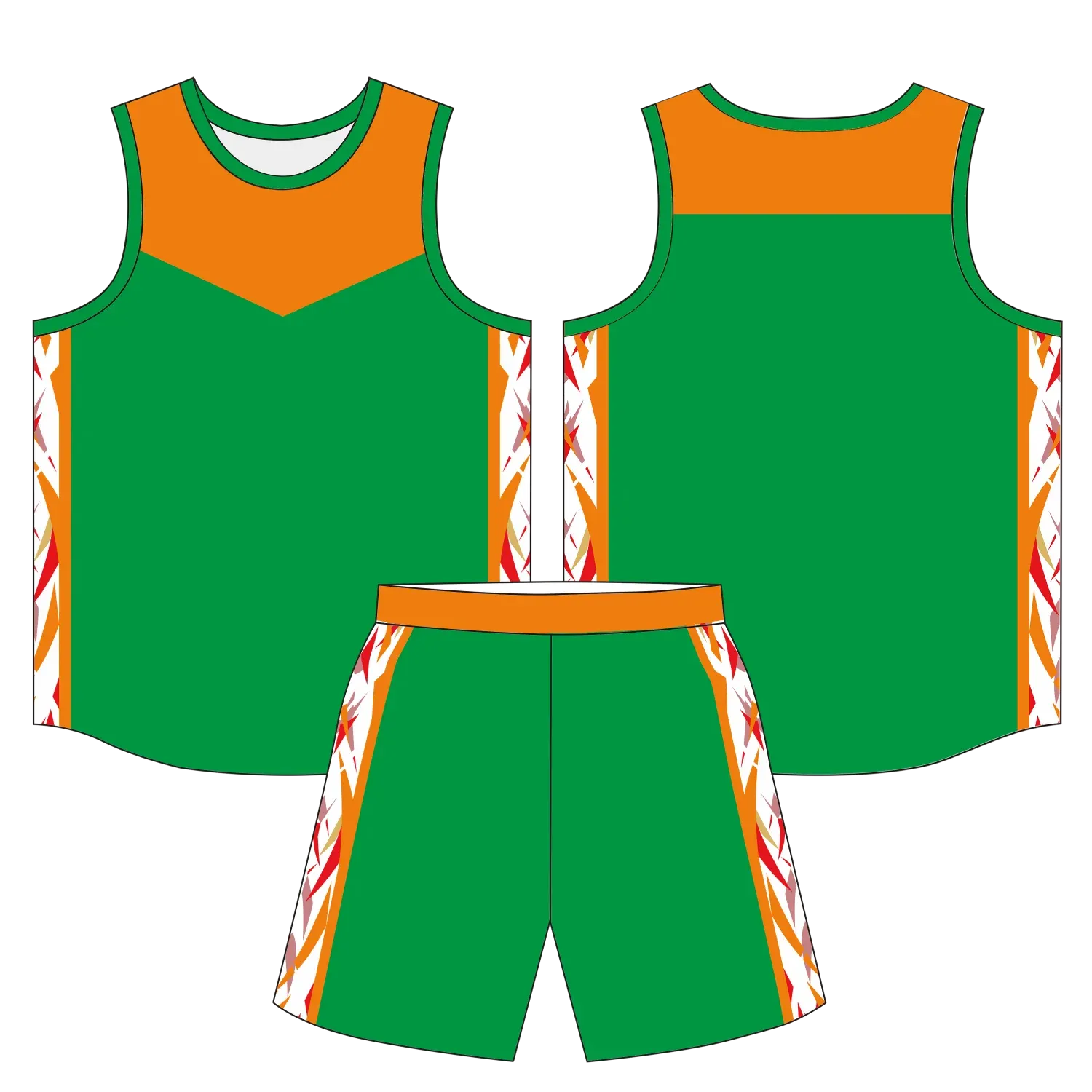 Custom basketball uniform design B80